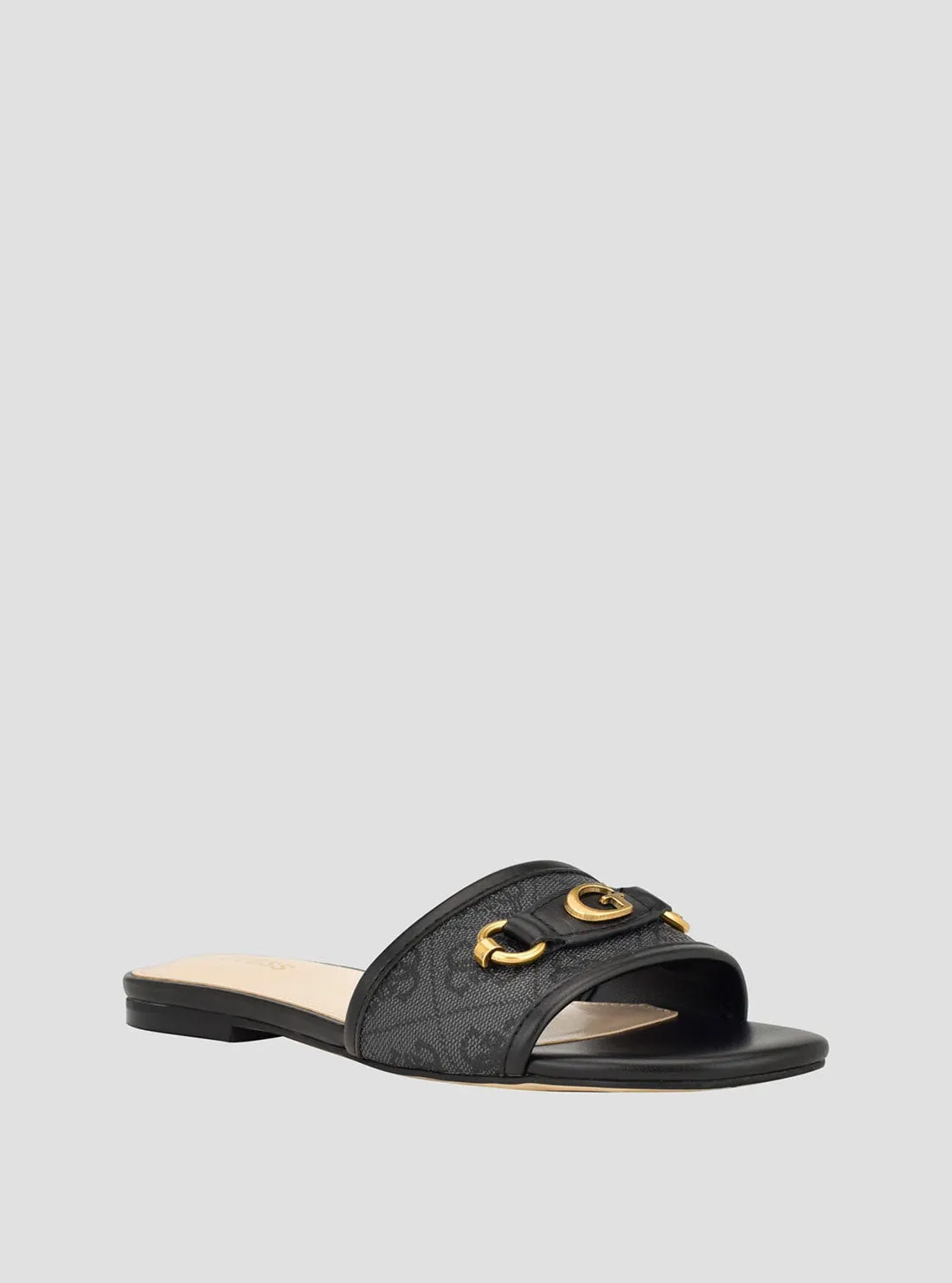 Black Logo Hammi Slide Sandal Guess