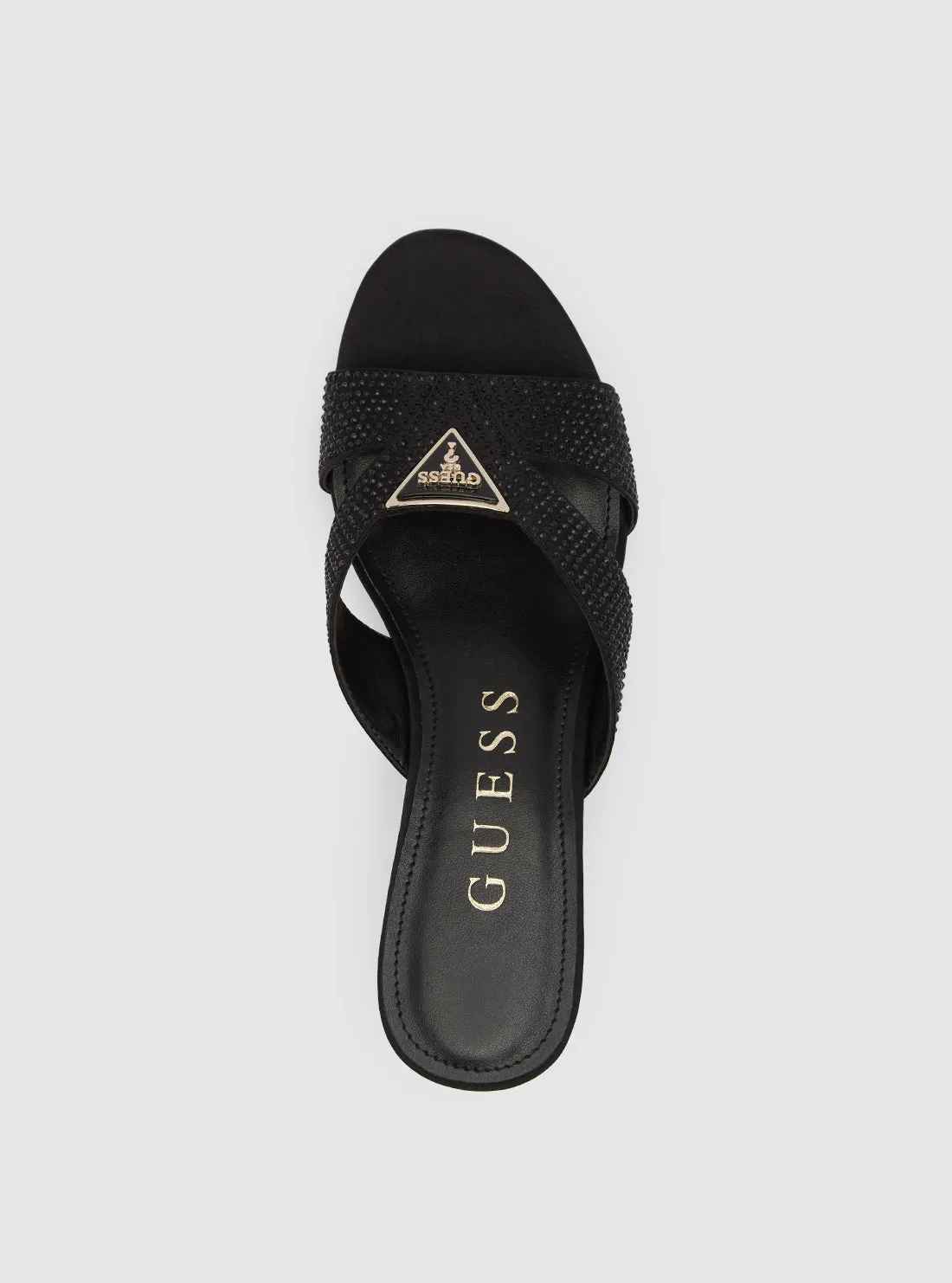Black Lonaa Platform Sandals Guess