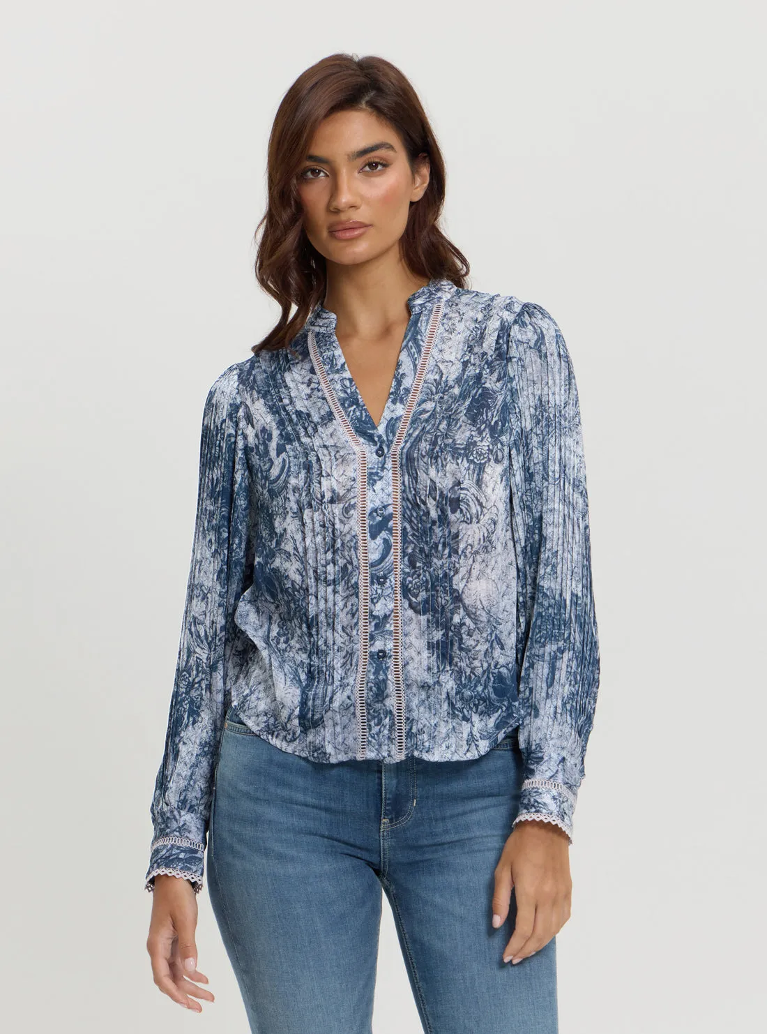 Blue Josette Blouse Guess