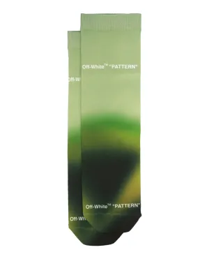Blurred Logo Crew Socks