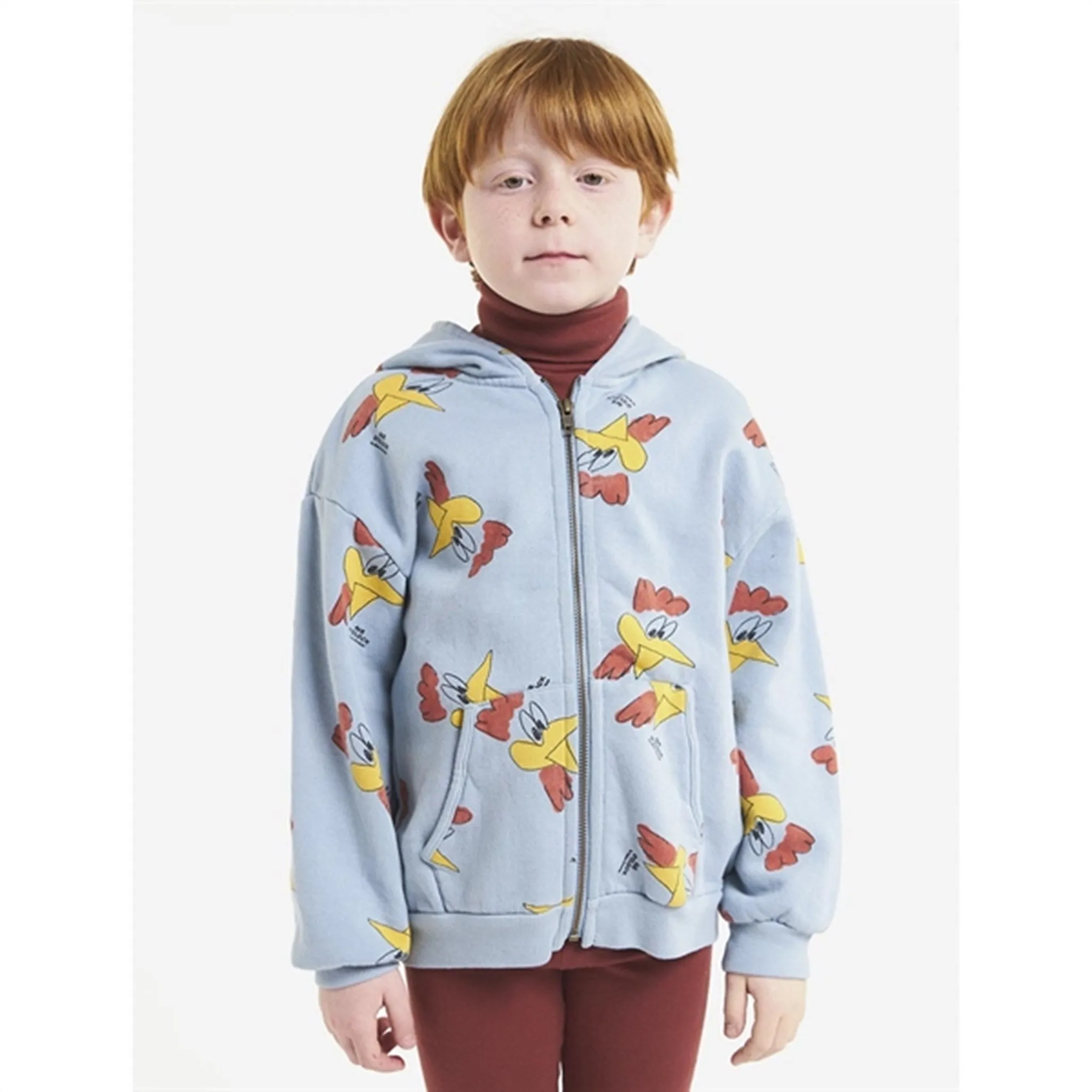 Bobo Choses Mr O'Clock All Over Hooded Sweatshirt