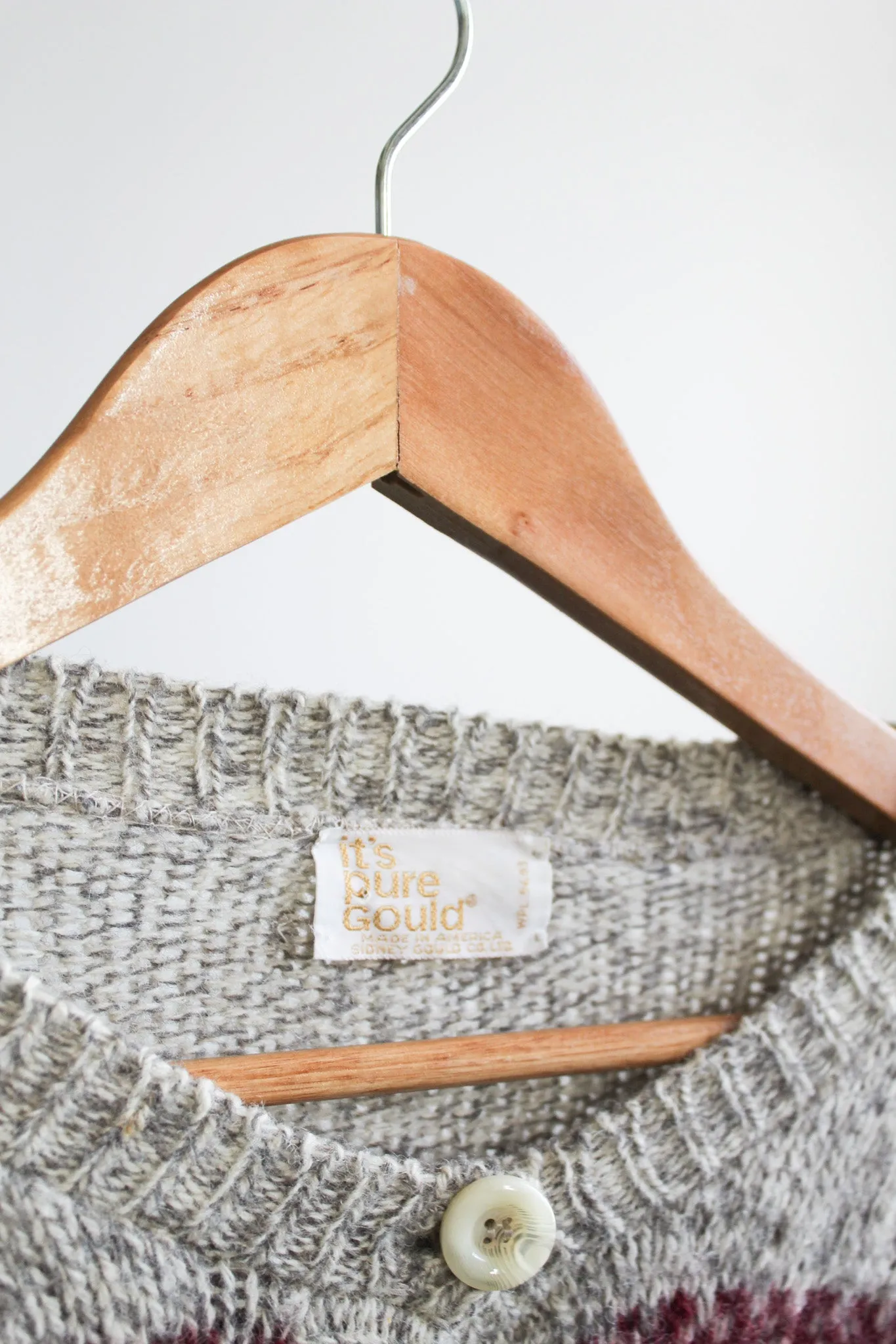 bournemouth wool cardigan 1919 Vintage
