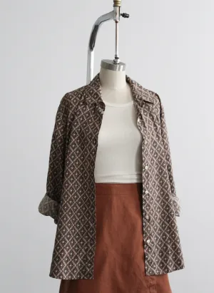bramblewood silk button up 1919 Vintage