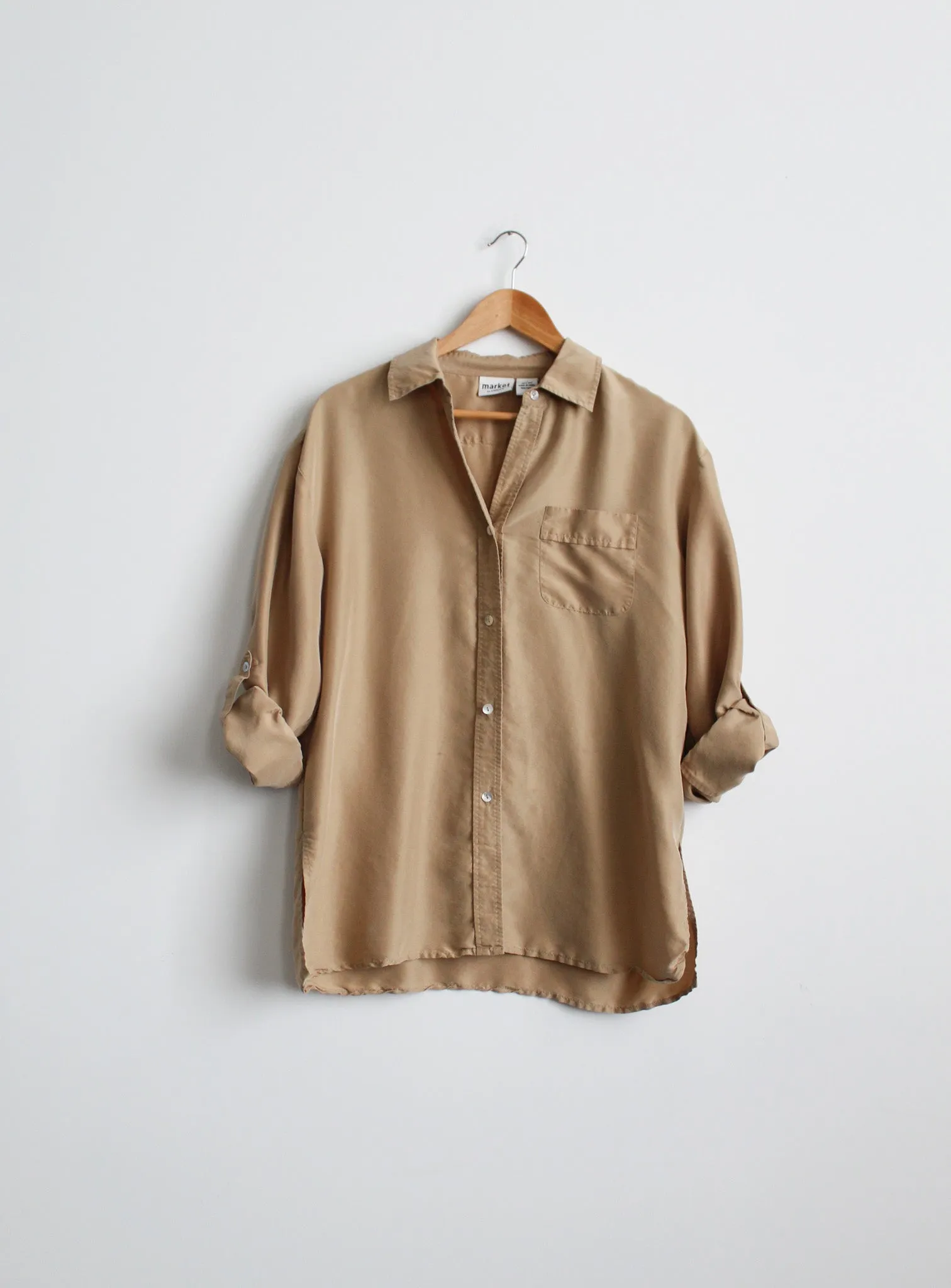 breakwater silk button up 1919 Vintage