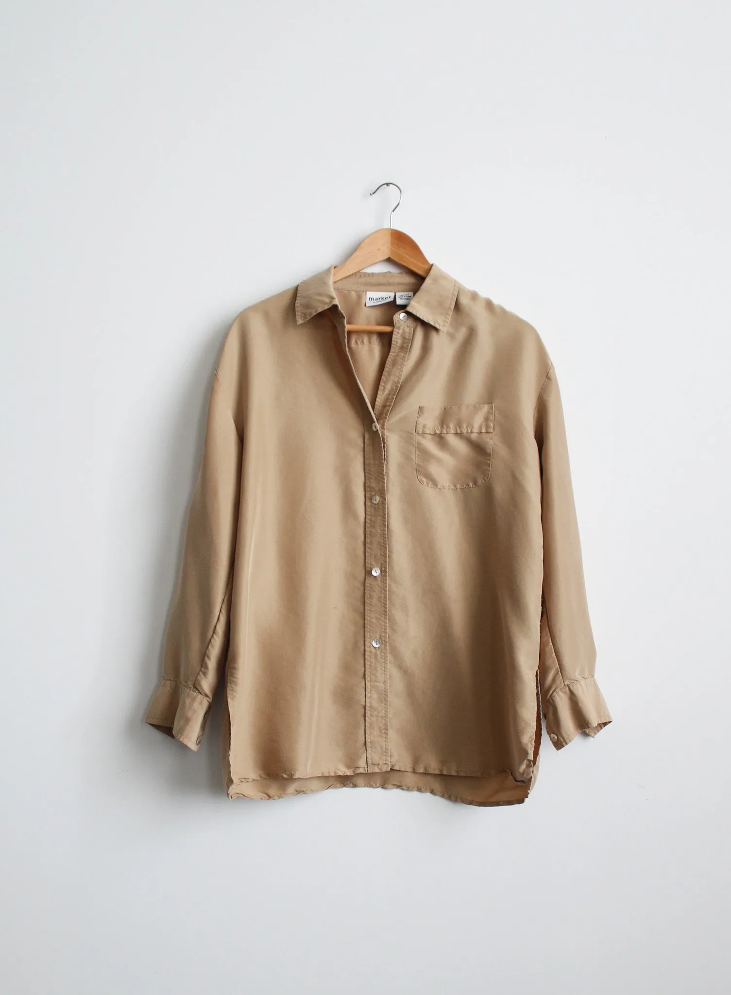 breakwater silk button up 1919 Vintage