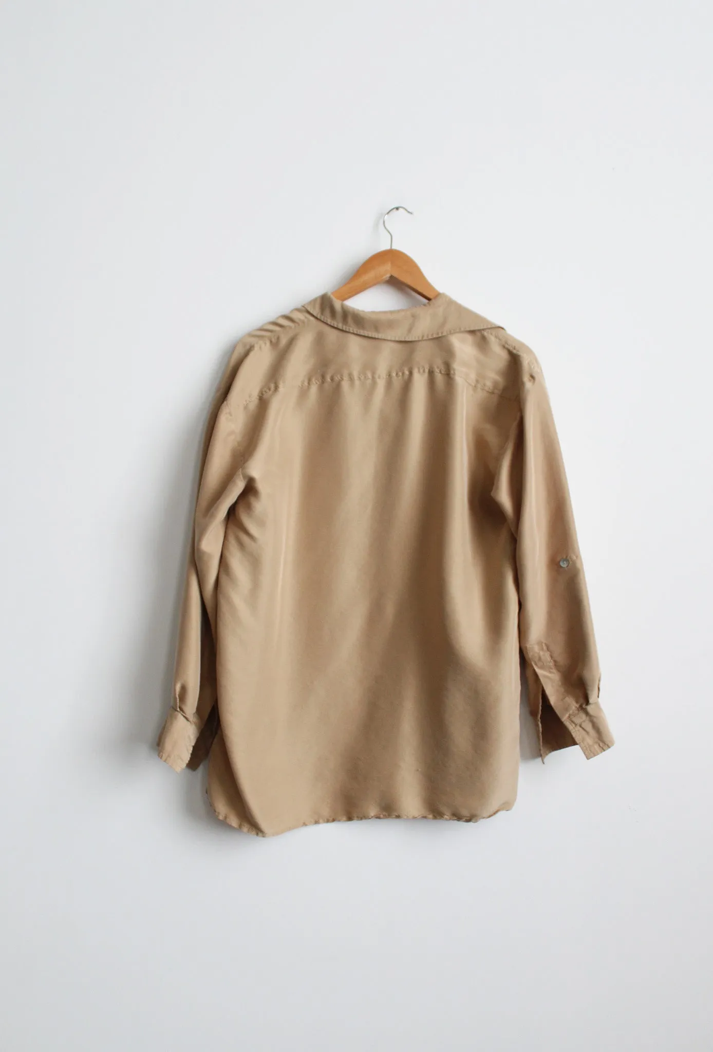 breakwater silk button up 1919 Vintage