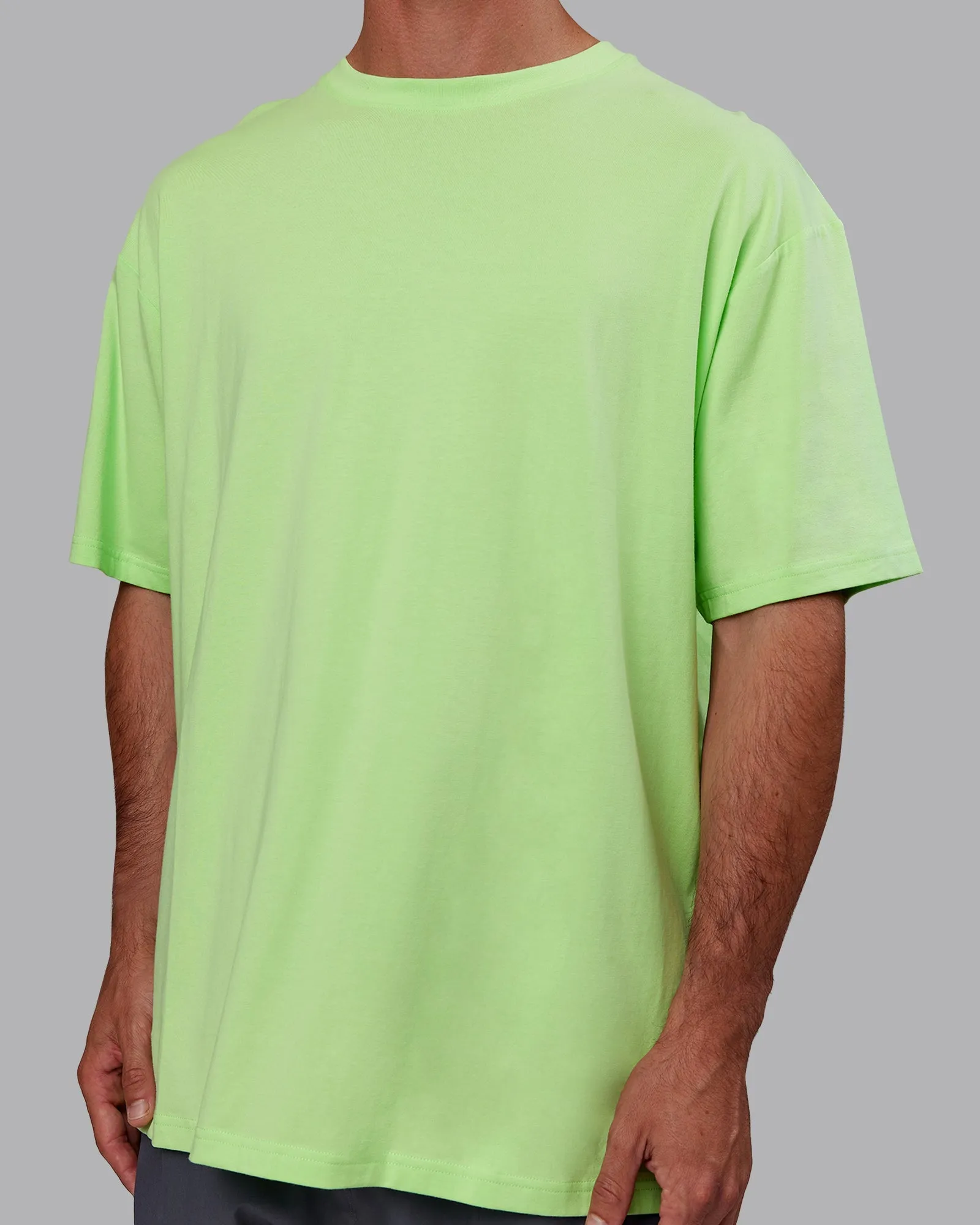 Bree Masters Vision FLXCotton Tee Oversize - Pastel Lime-Stormy