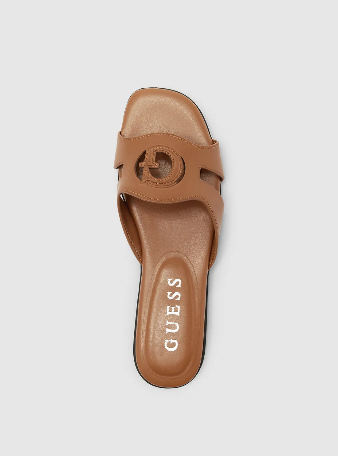 Brown Ciella Slides Guess