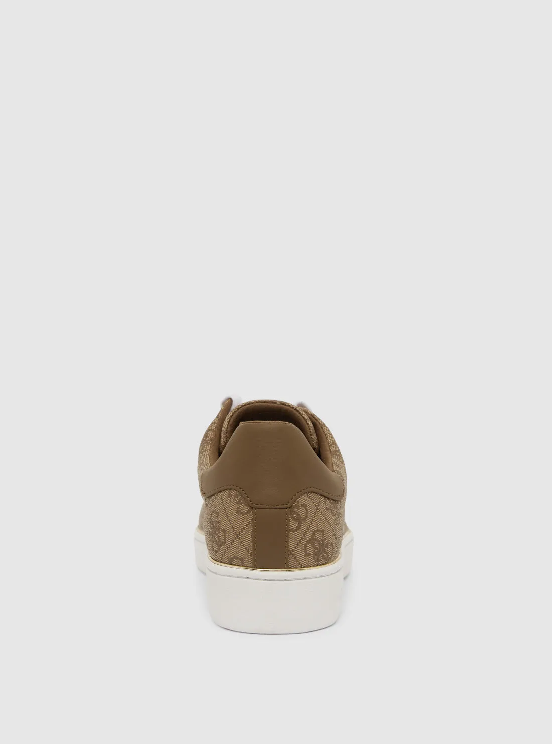 Brown Logo Bristle Low-Top Sneakers Guess