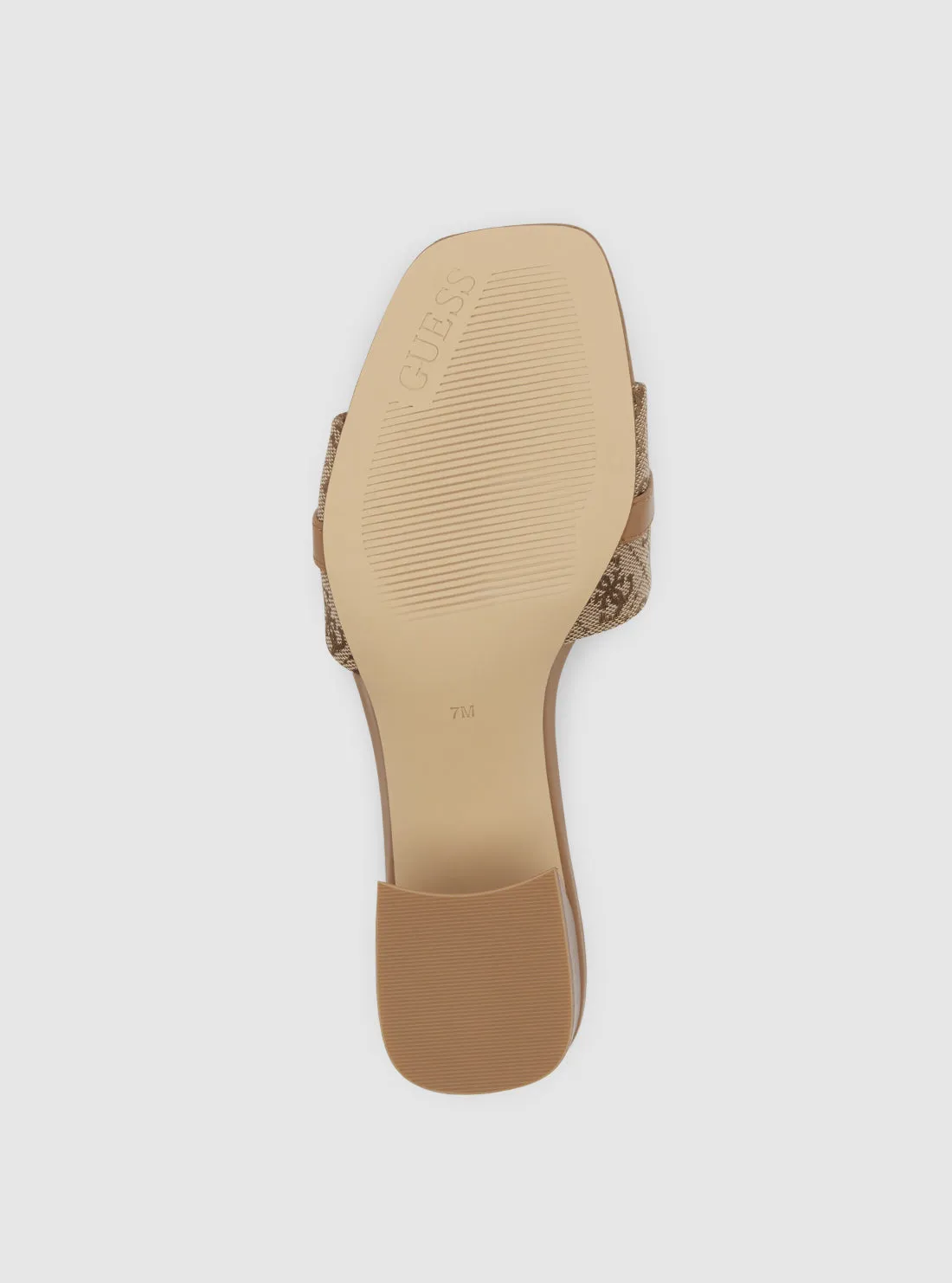 Brown Logo Gallory Block Heel Guess