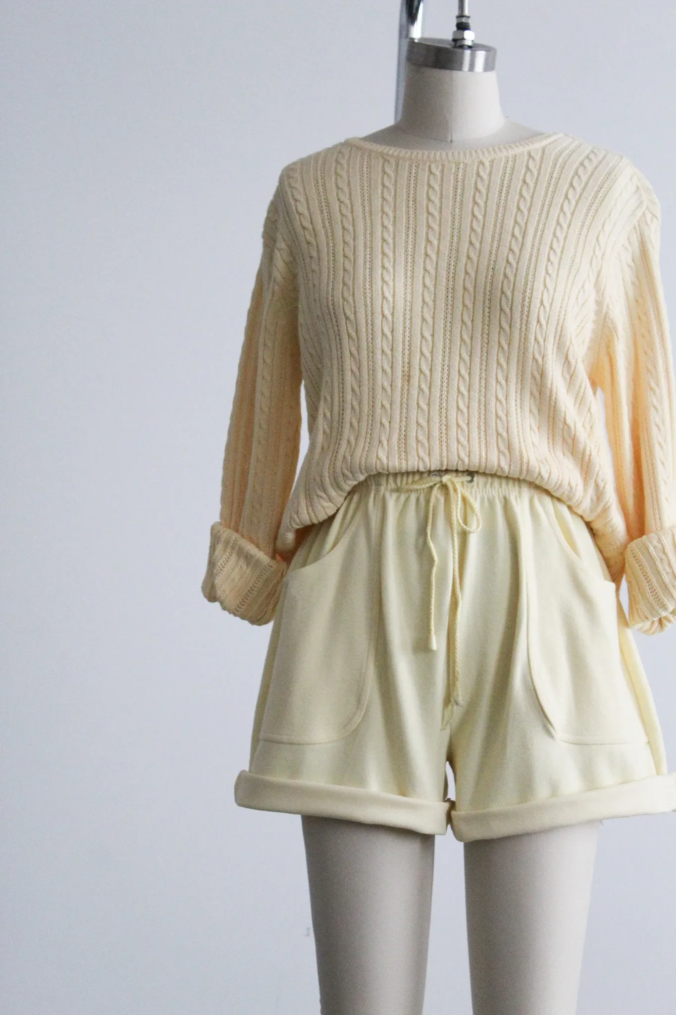 butter cotton shorts 1919 Vintage