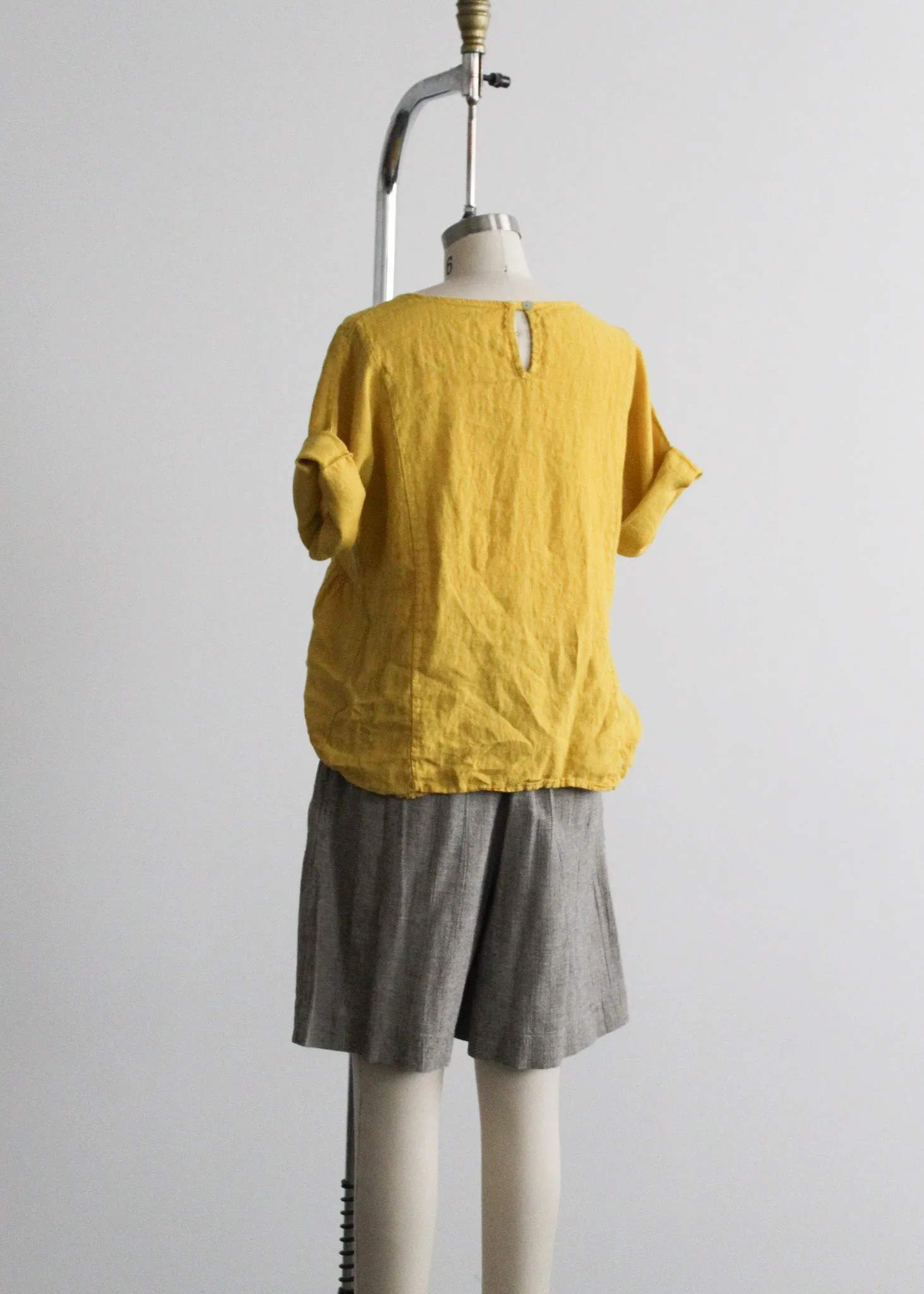 buttercup linen blouse 1919 Vintage