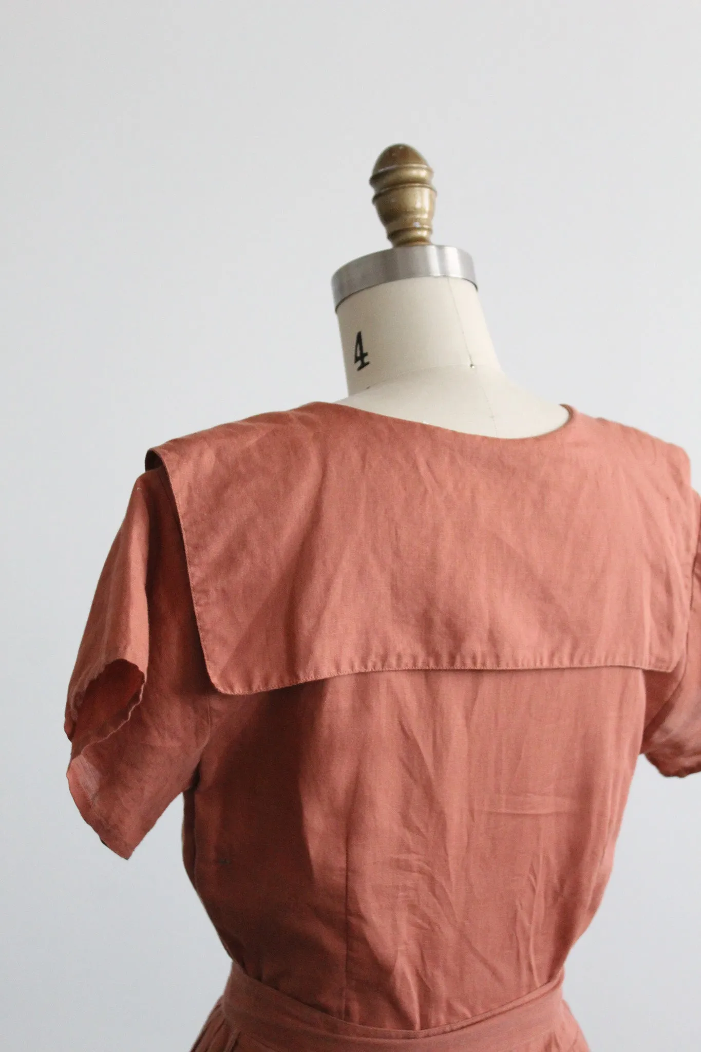 cacharel clay linen dress 1919 Vintage
