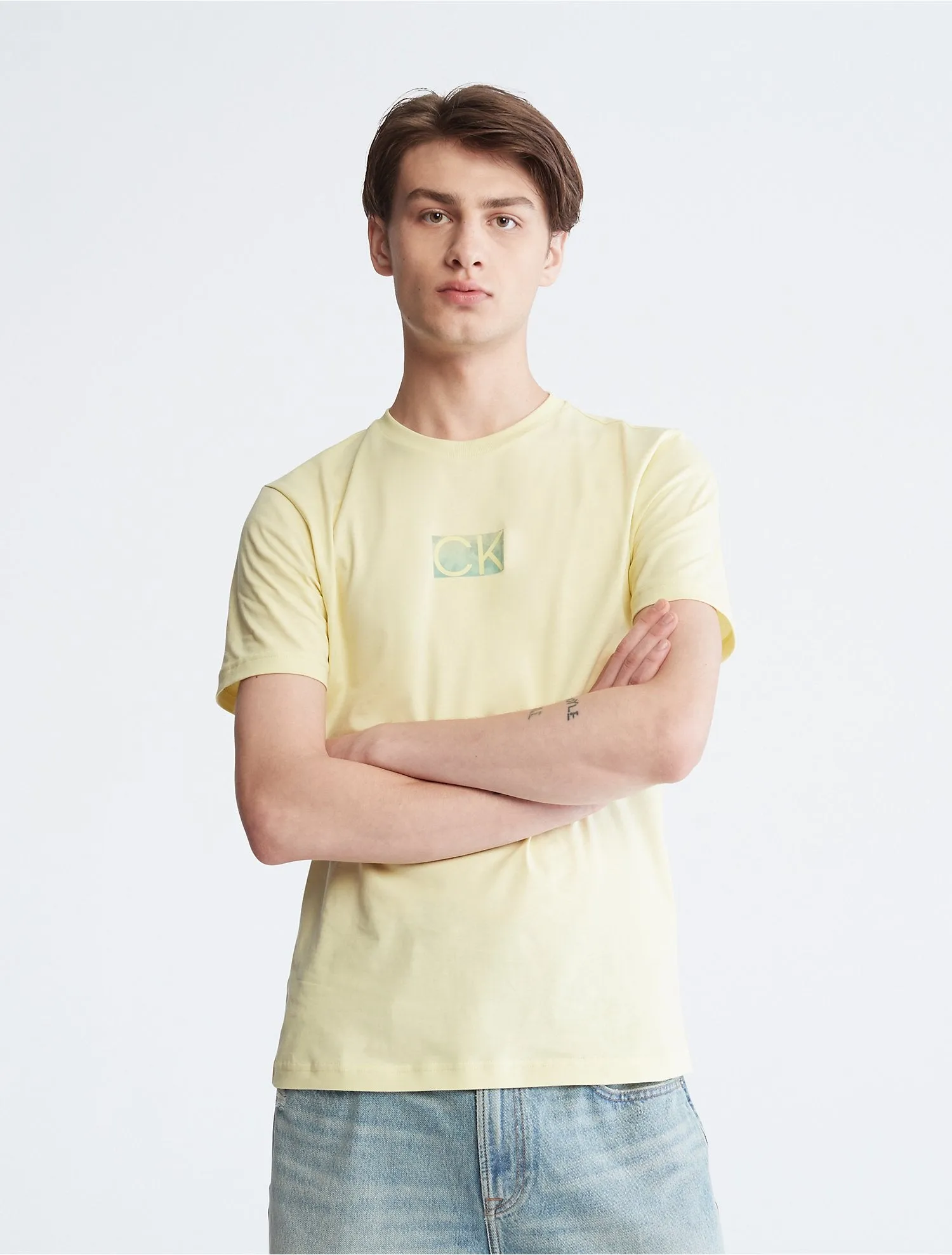 Calvin Klein High Summer Logo Crewneck T-Shirt - Men