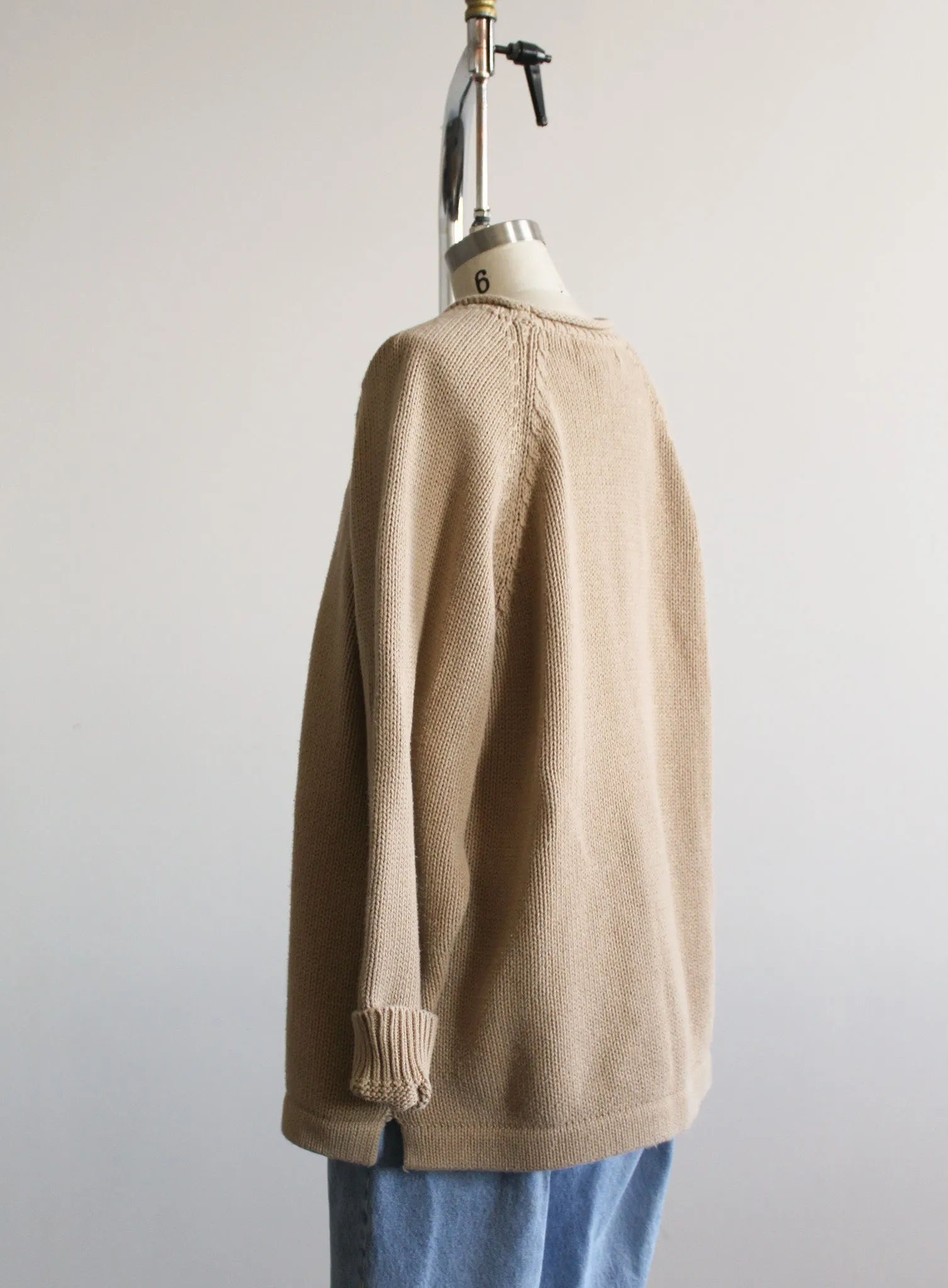 camel roll neck pullover 1919 Vintage