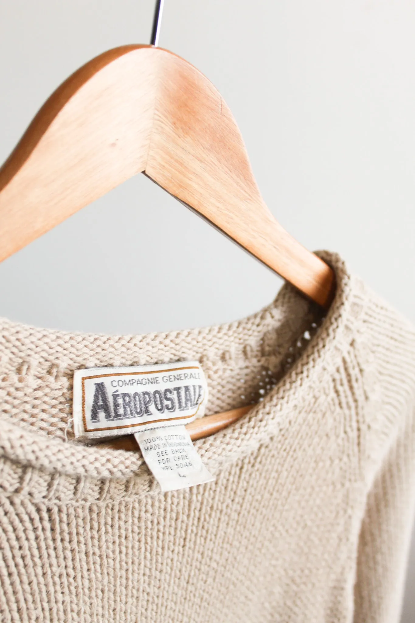 camel roll neck pullover 1919 Vintage