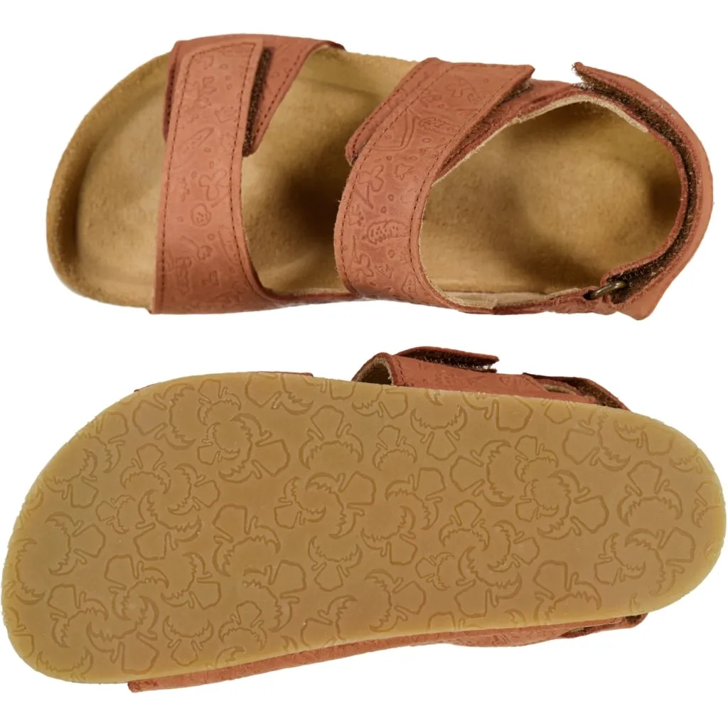Cameron sandal - amber brown Wheat