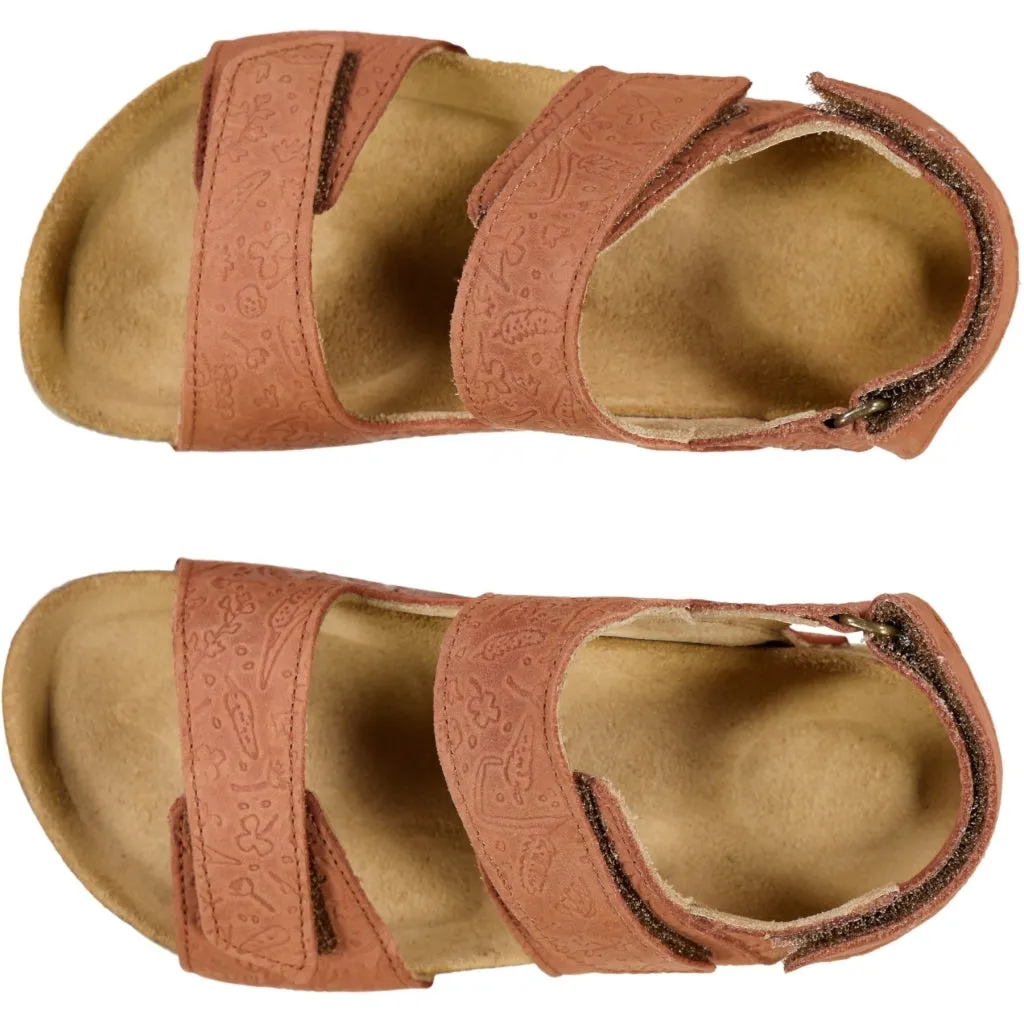 Cameron sandal - amber brown Wheat