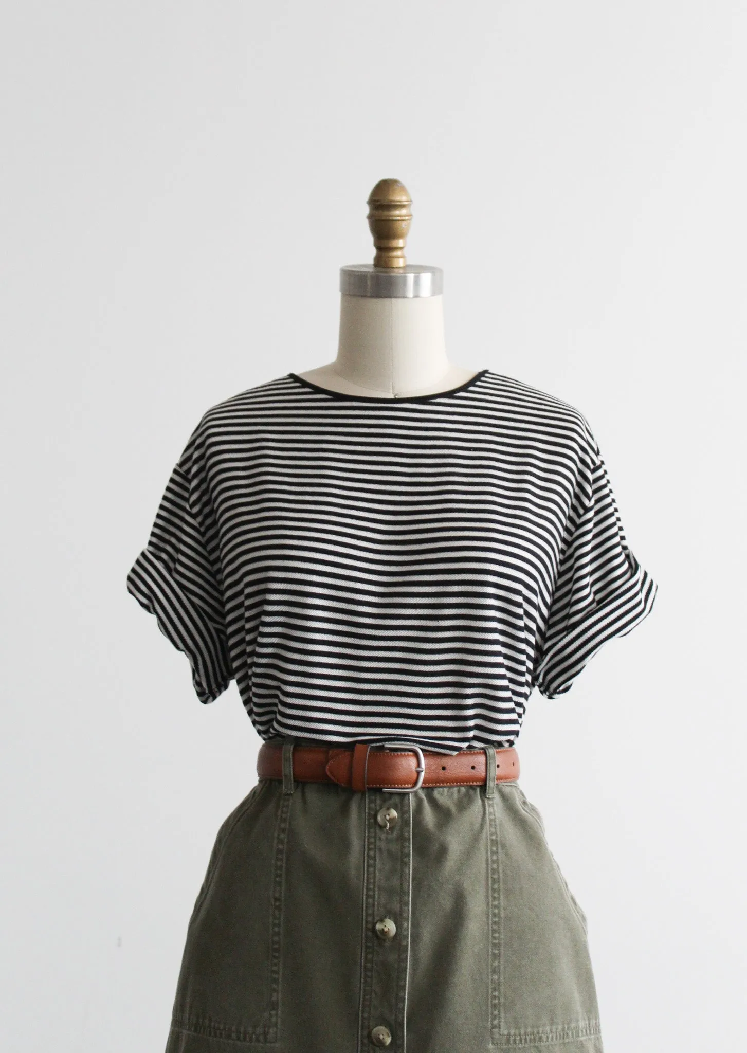 cape may striped tee 1919 Vintage
