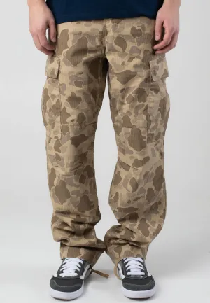 Carhartt WIP - Regular Cargo Rinsed Camo Duck/Desert - Pants