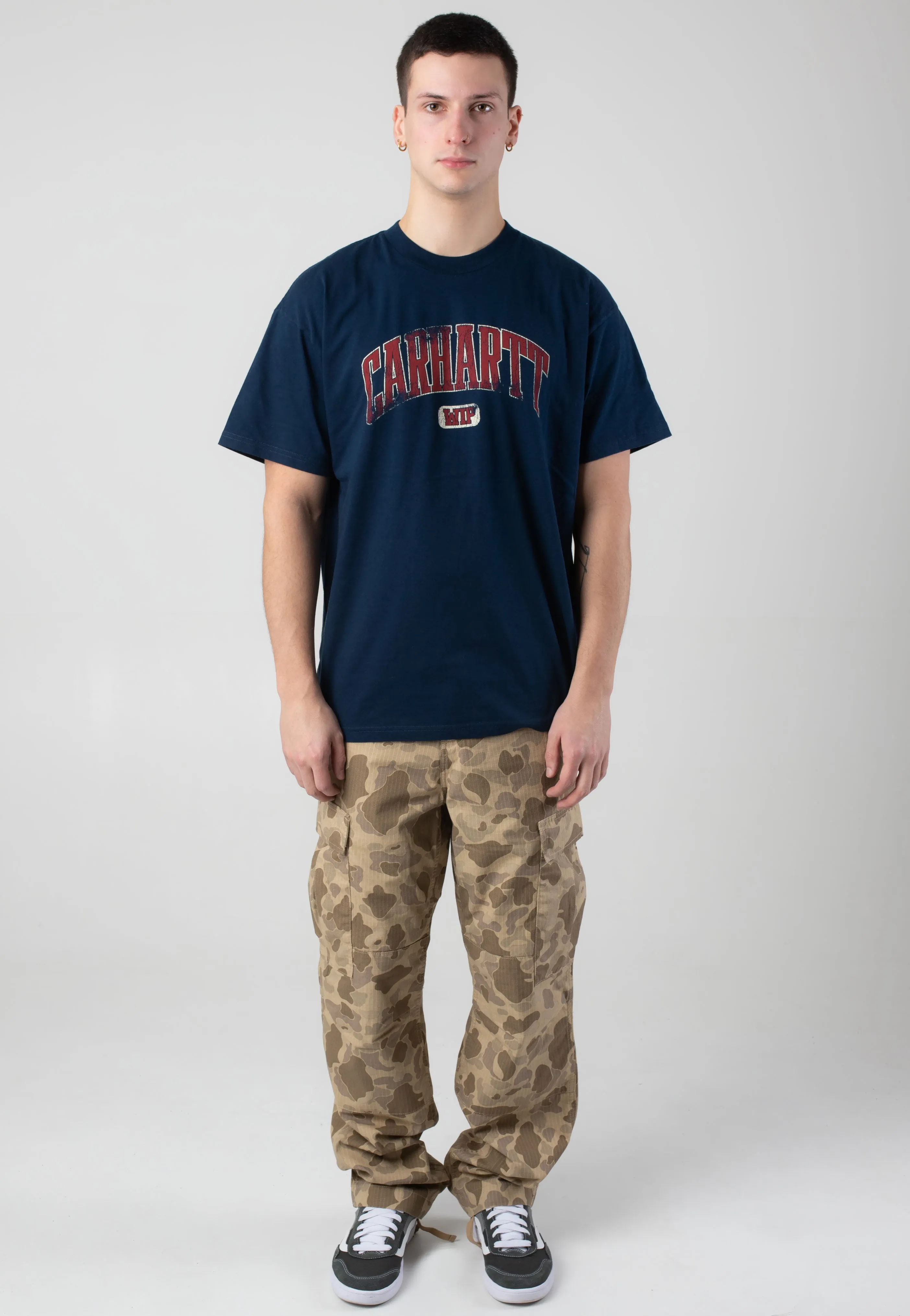 Carhartt WIP - Regular Cargo Rinsed Camo Duck/Desert - Pants