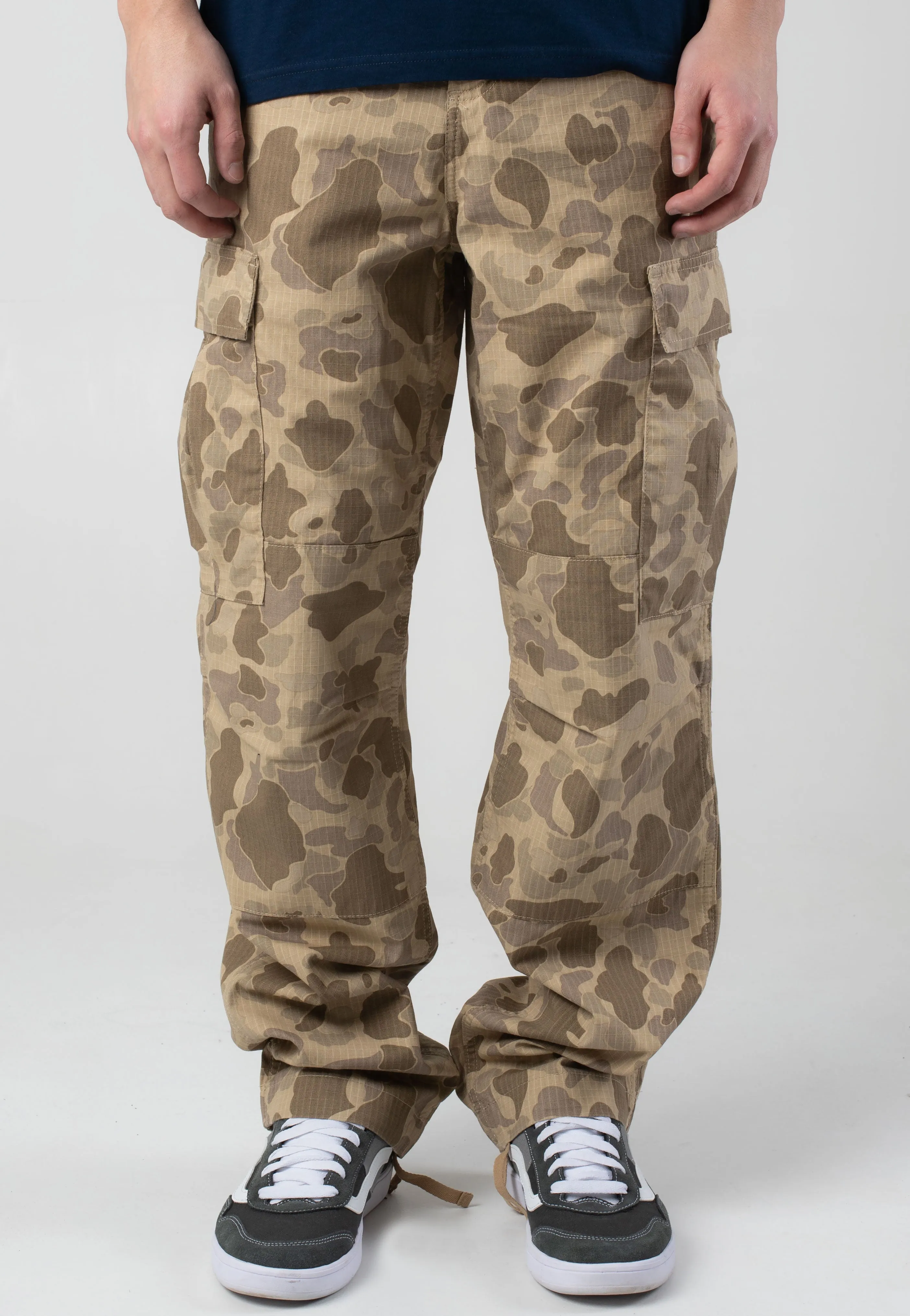 Carhartt WIP - Regular Cargo Rinsed Camo Duck/Desert - Pants