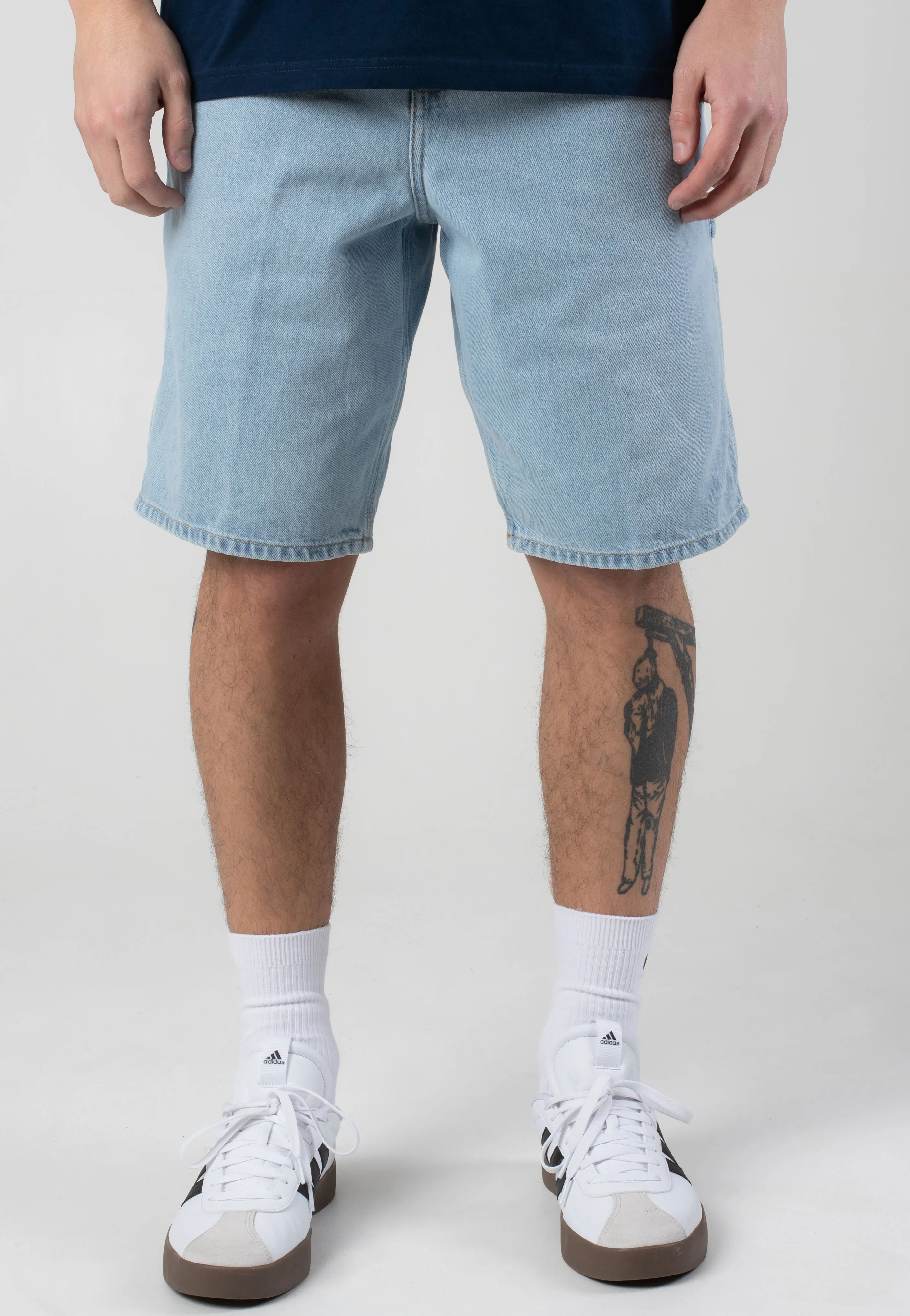 Carhartt WIP - Single Knee Heavy Stone Bleached Blue - Shorts