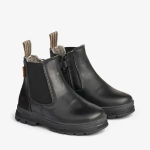 Chai Wool Chelsea Tex - black Wheat