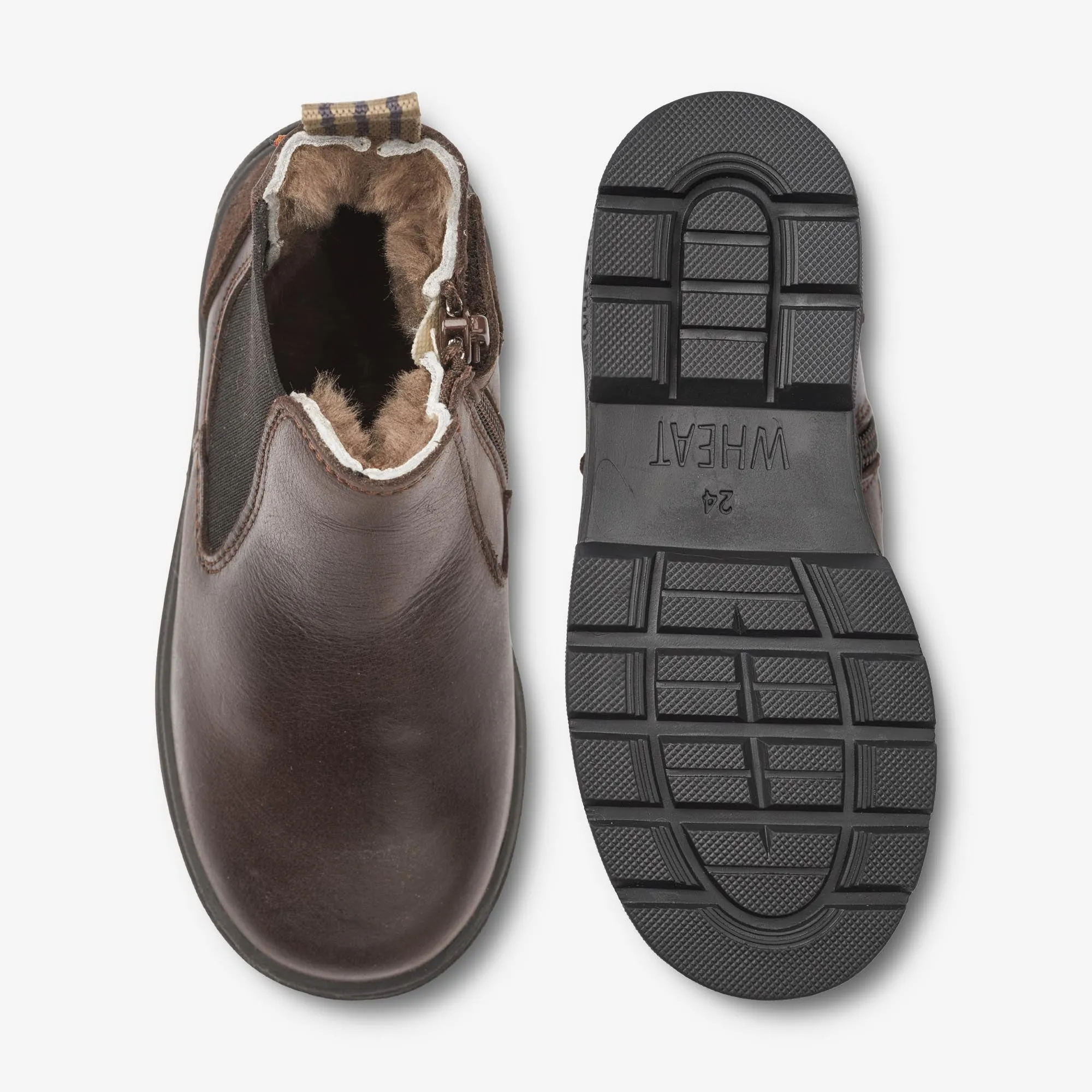 Chai Wool Chelsea Tex - dark brown Wheat