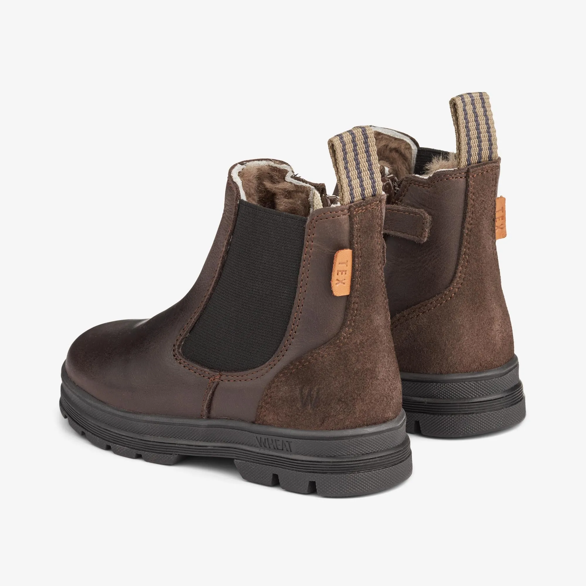 Chai Wool Chelsea Tex - dark brown Wheat