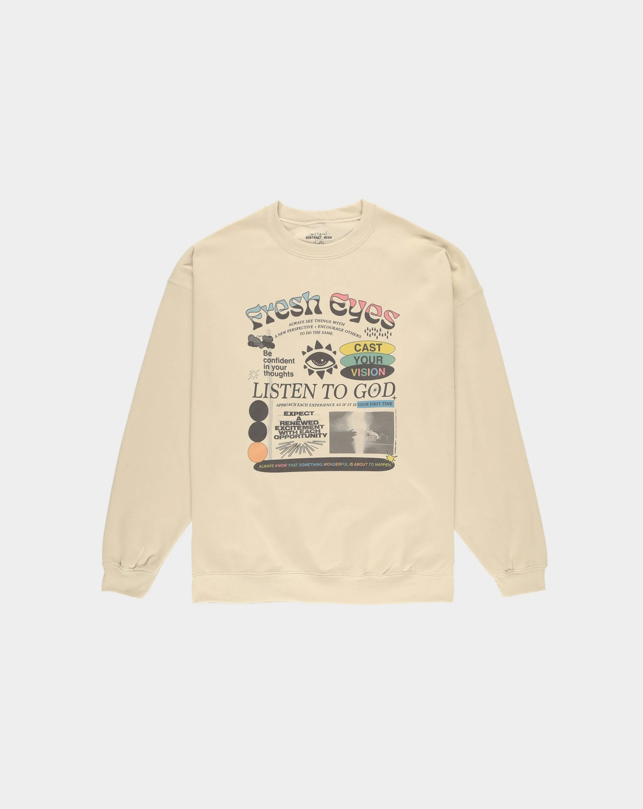 CHxX Fresh Eyes Crewneck Sweatshirt