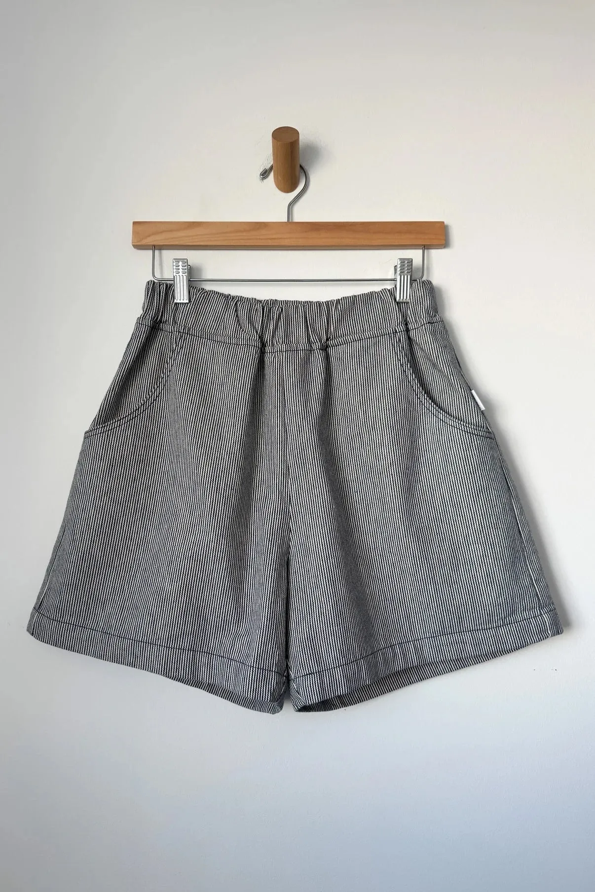 City Shorts (Navy Stripe)