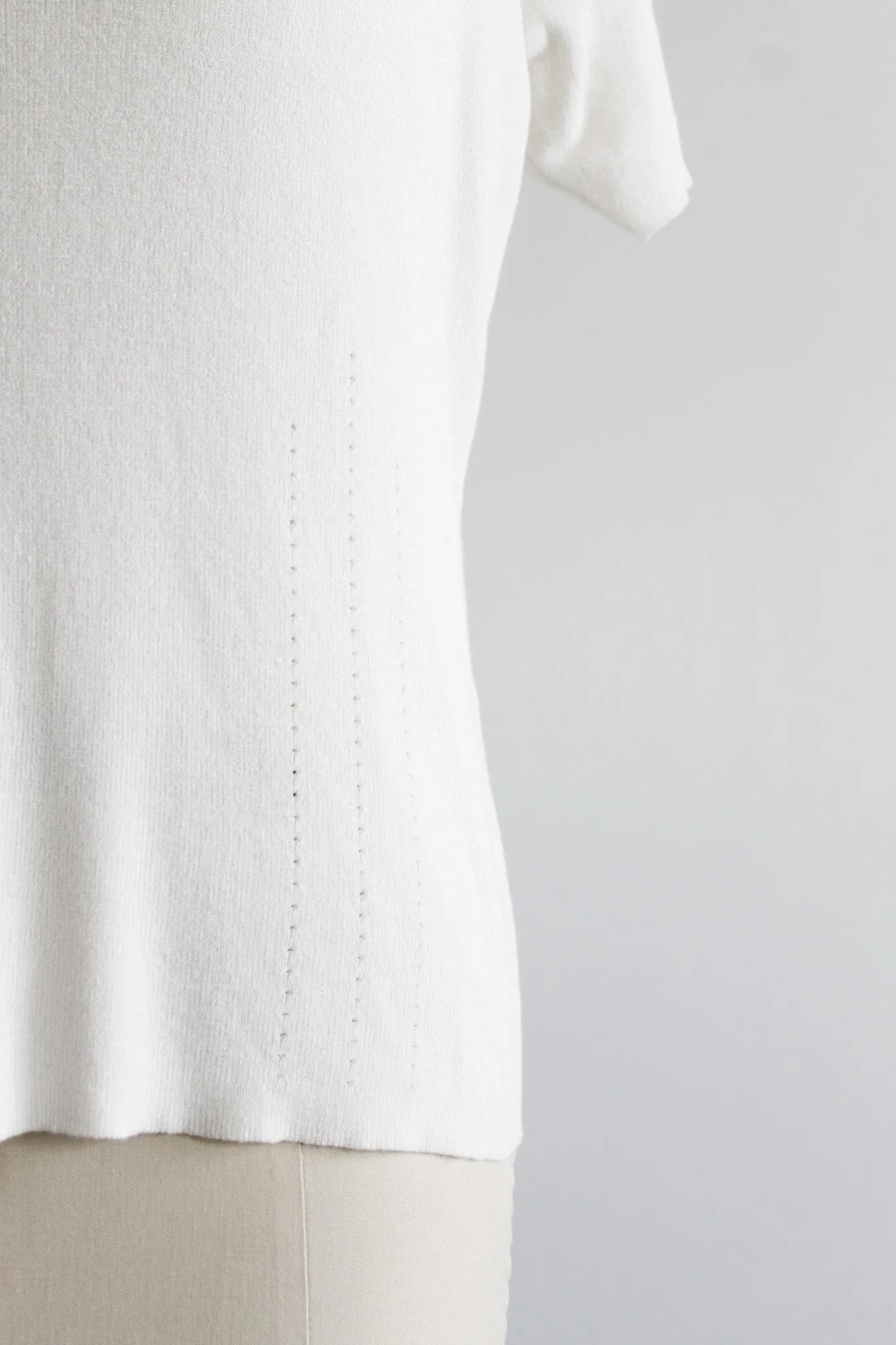 cloudwhite knit tee 1919 Vintage