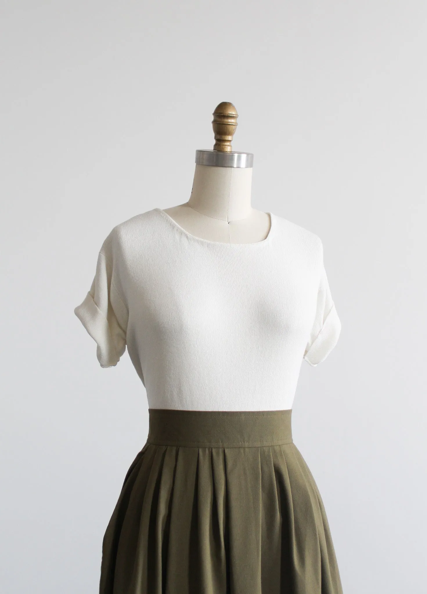 cloudwhite knit tee 1919 Vintage