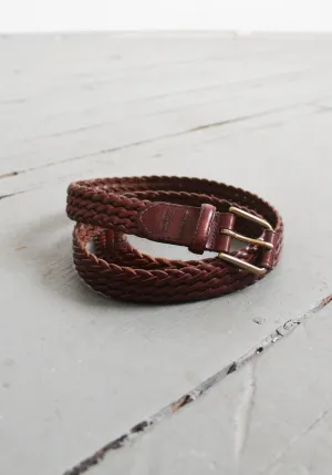 coach braided leather belt 1919 Vintage