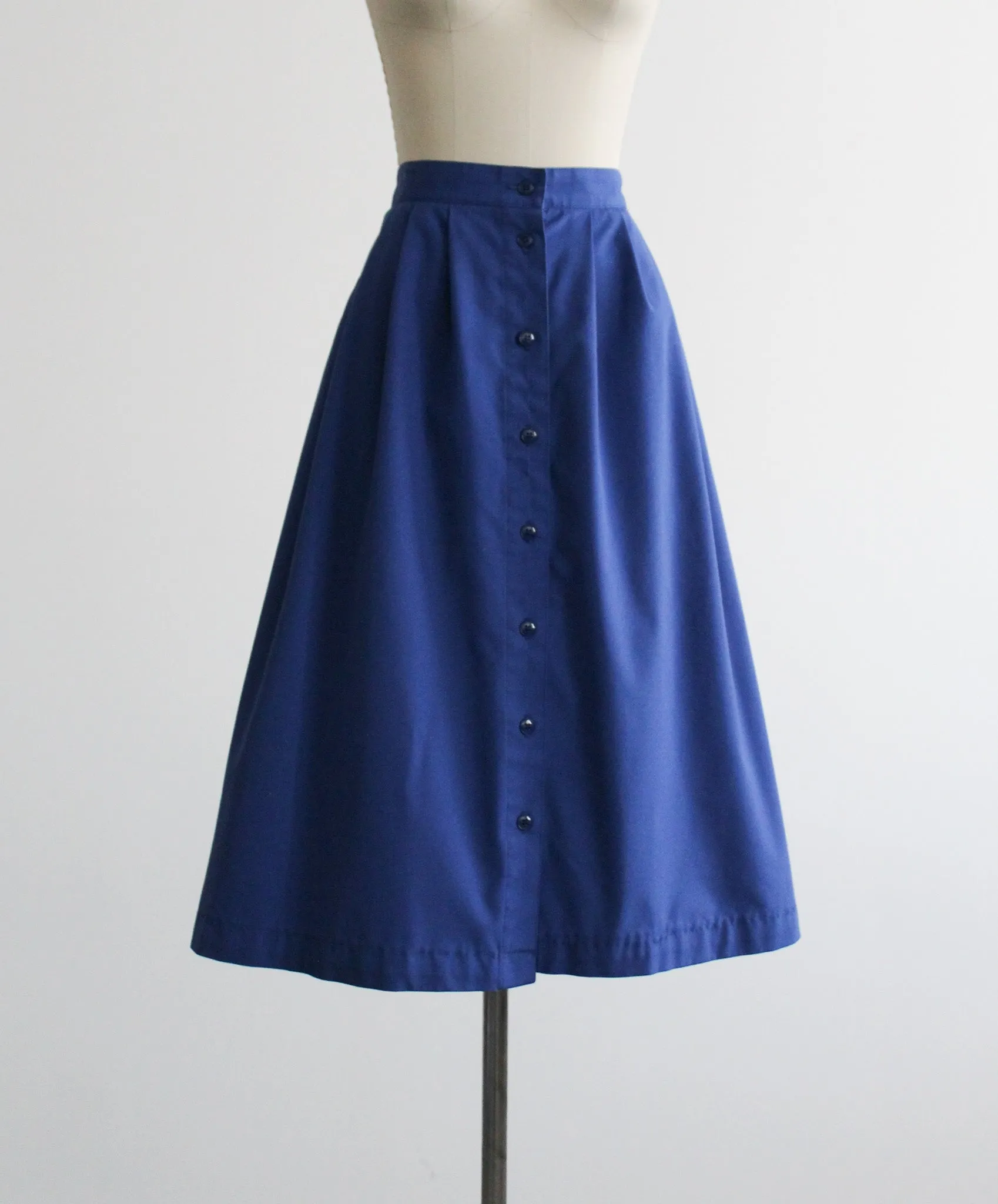 cobalt midi skirt 1919 Vintage