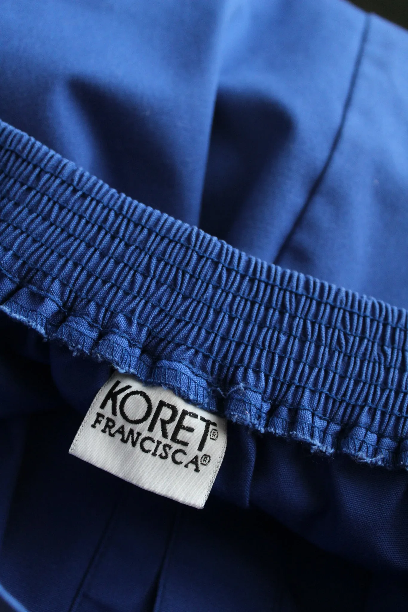 cobalt midi skirt 1919 Vintage