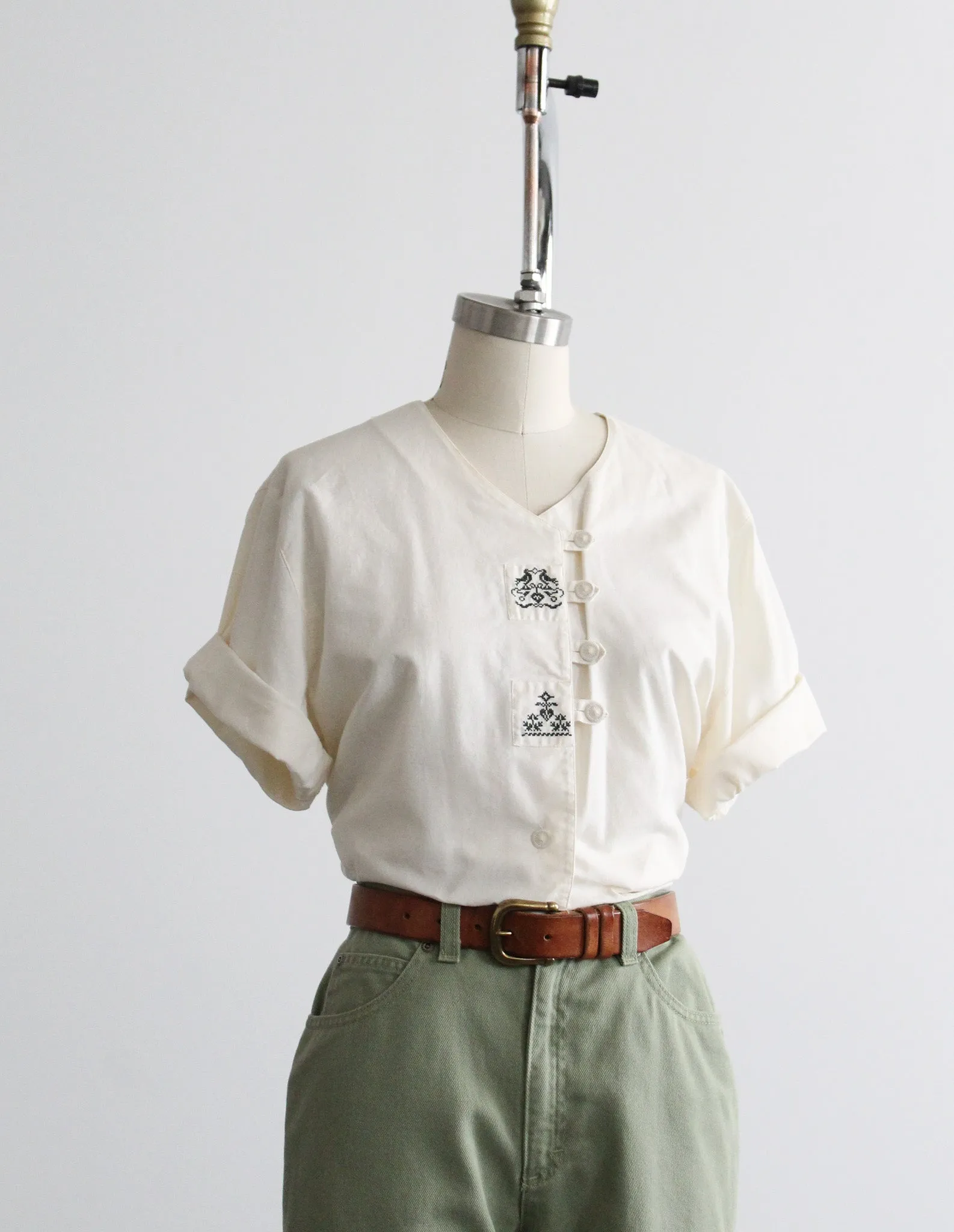 craftwork cotton blouse 1919 Vintage