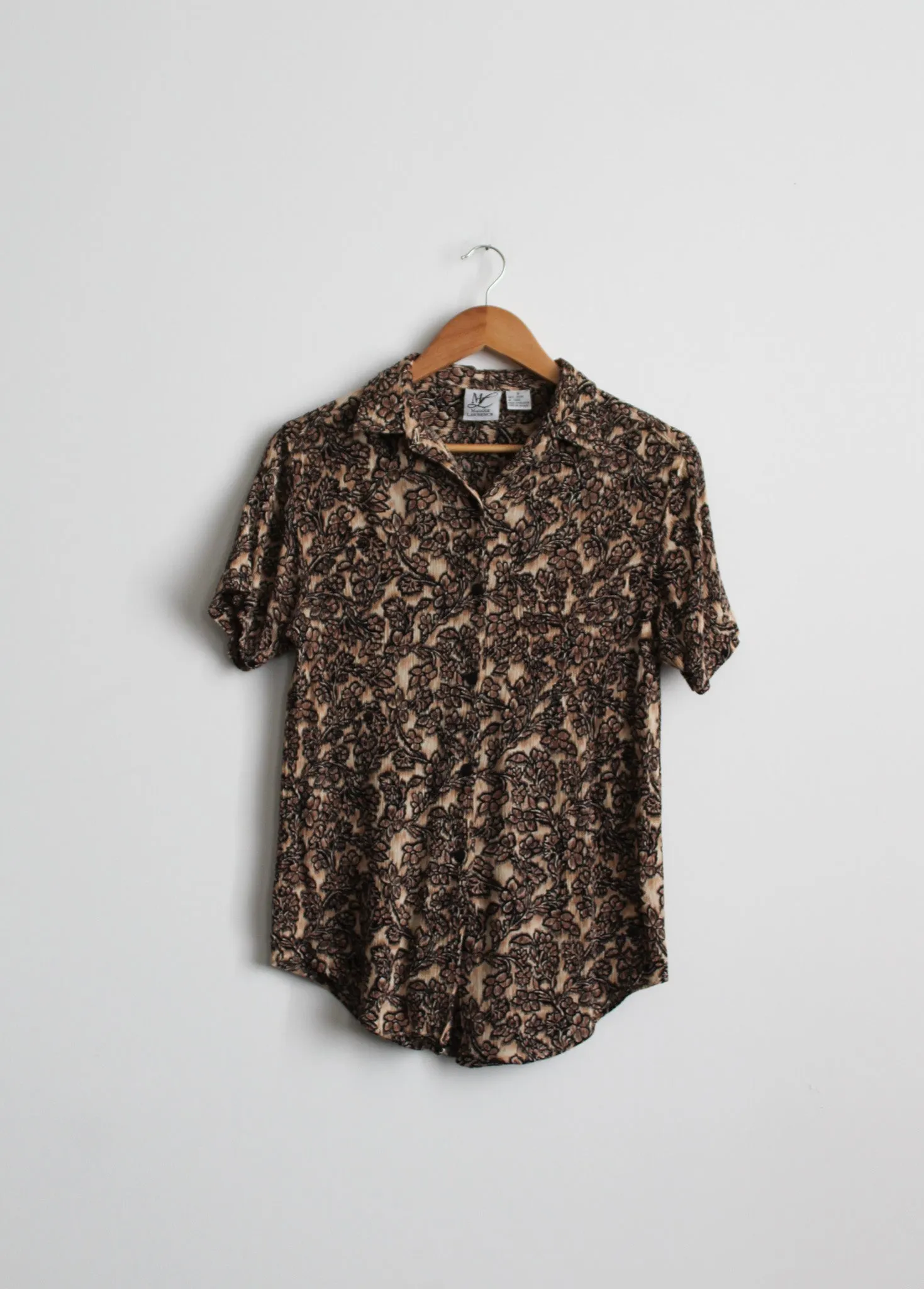 dark thistle button up 1919 Vintage