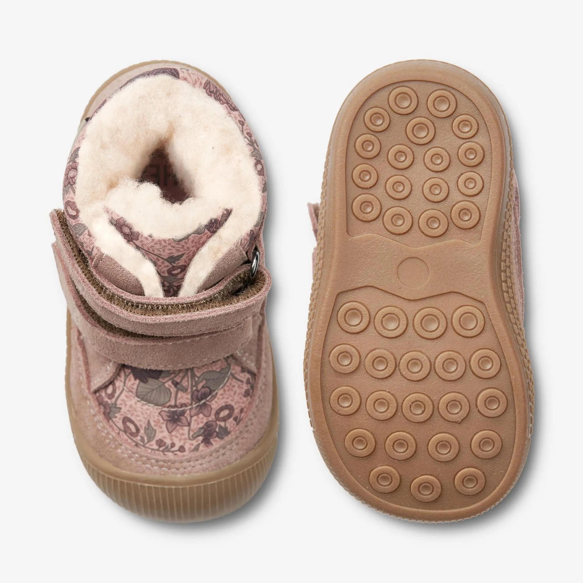 Daxi Wool Tex Print | Baby - dusty rouge Wheat