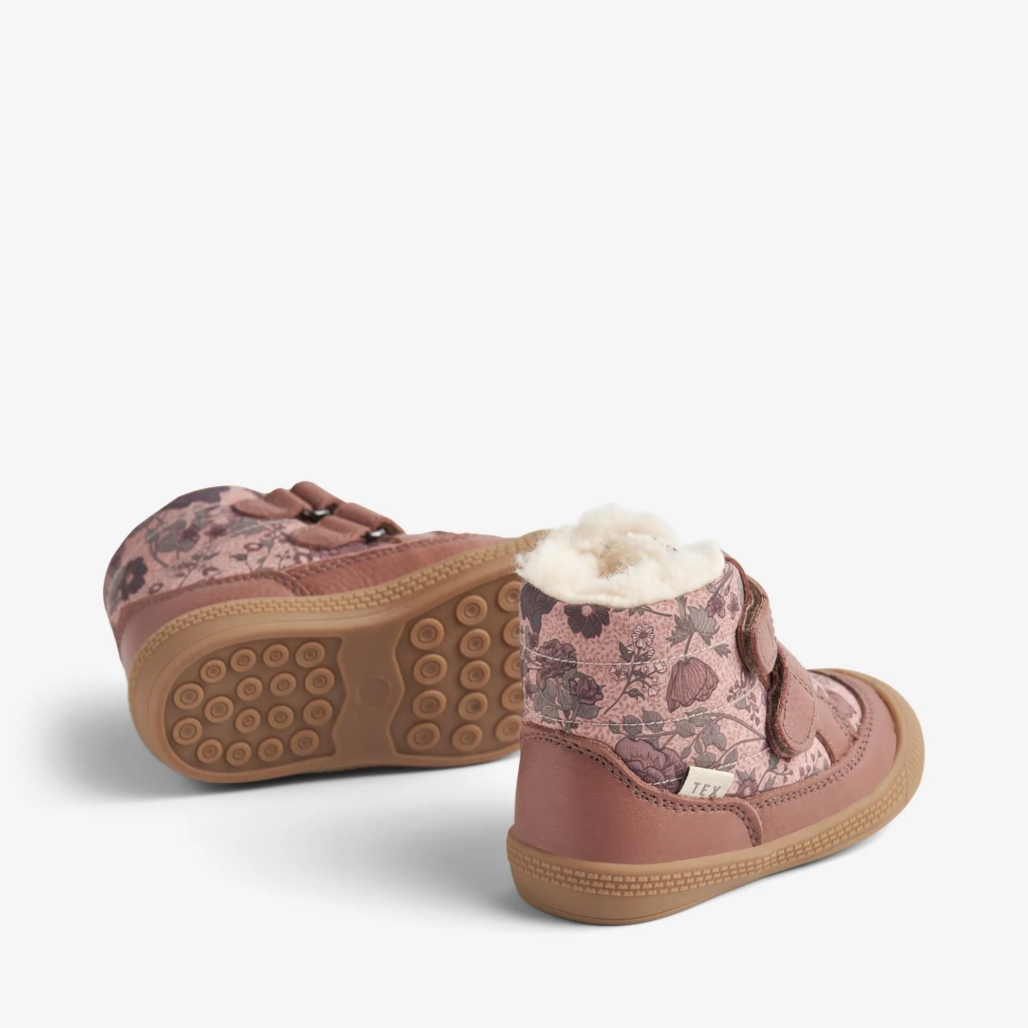 Daxi Wool Tex Print | Baby - dusty rouge Wheat