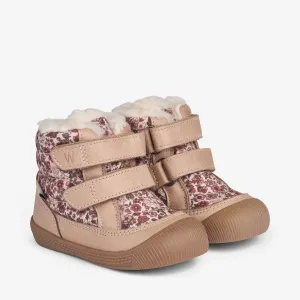 Daxi Wool Tex Print | Baby - rose dust flowers Wheat