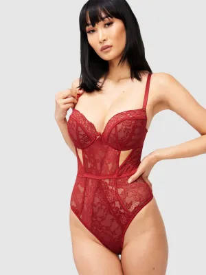 Desiree Lace Teddy by Frederick's of Hollywood