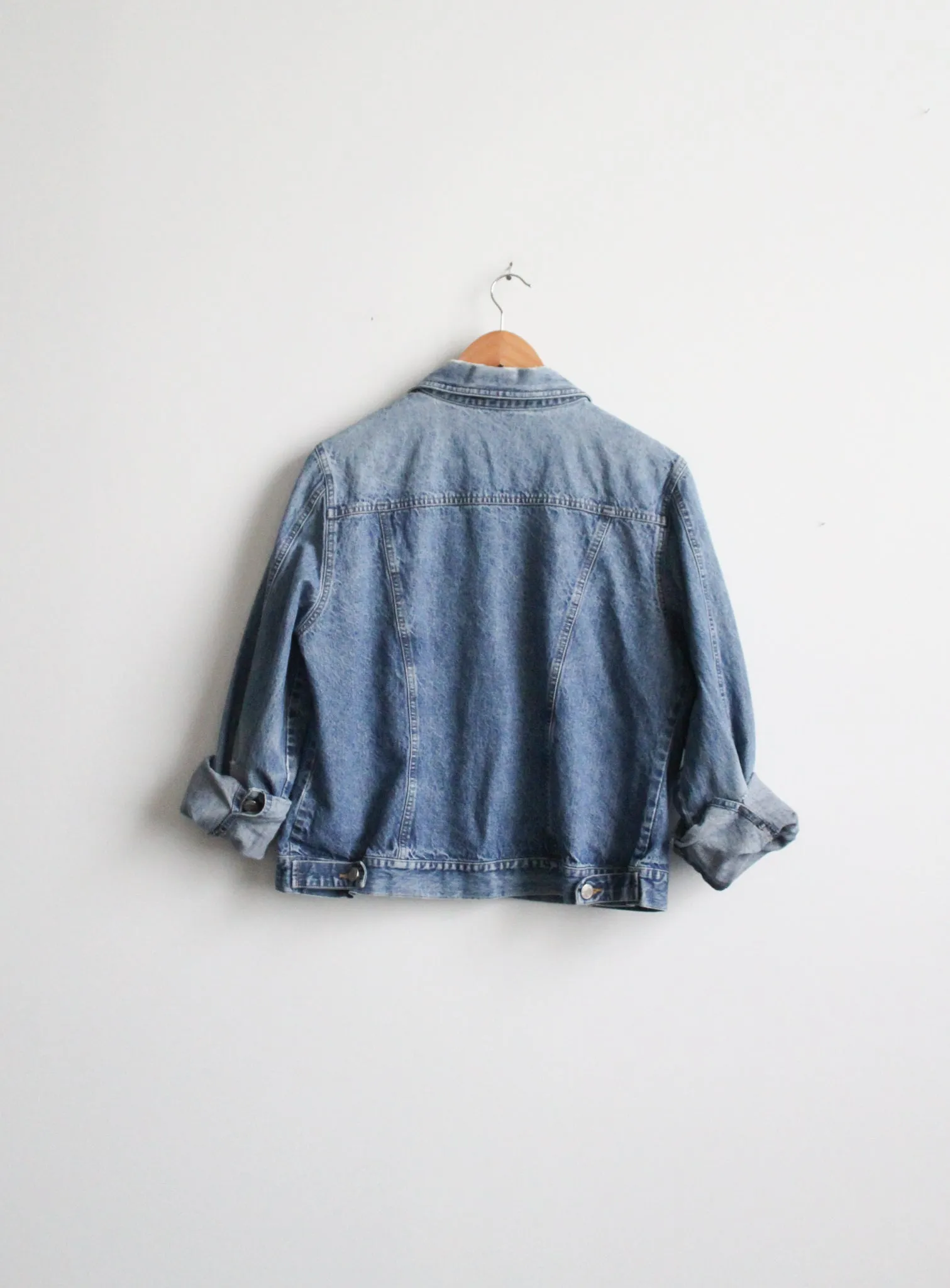 distressed denim jacket 1919 Vintage