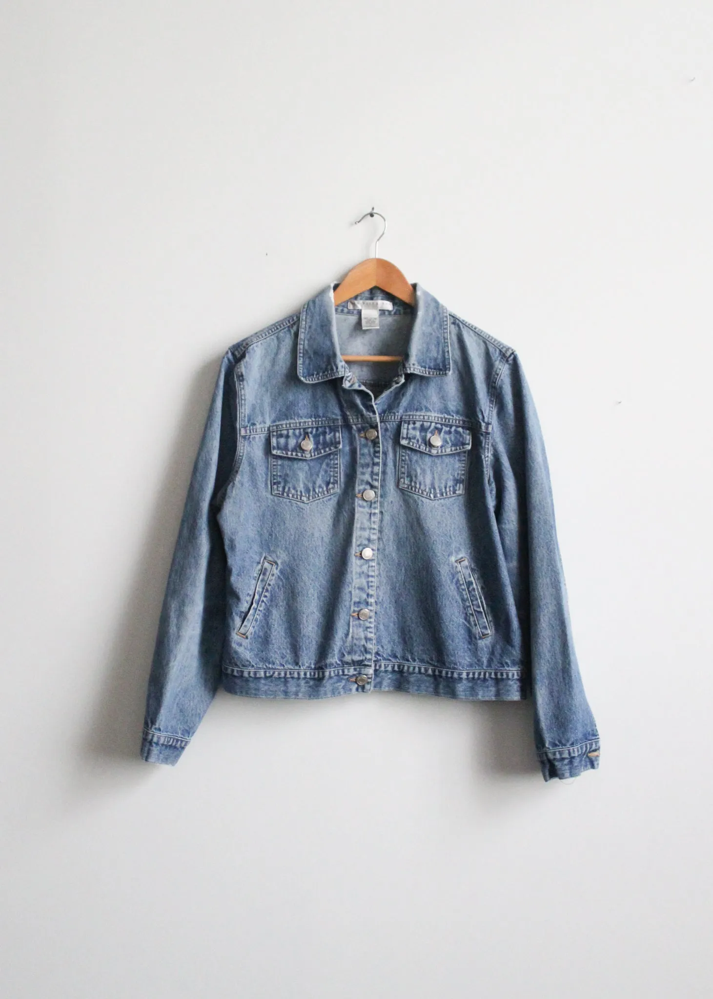distressed denim jacket 1919 Vintage