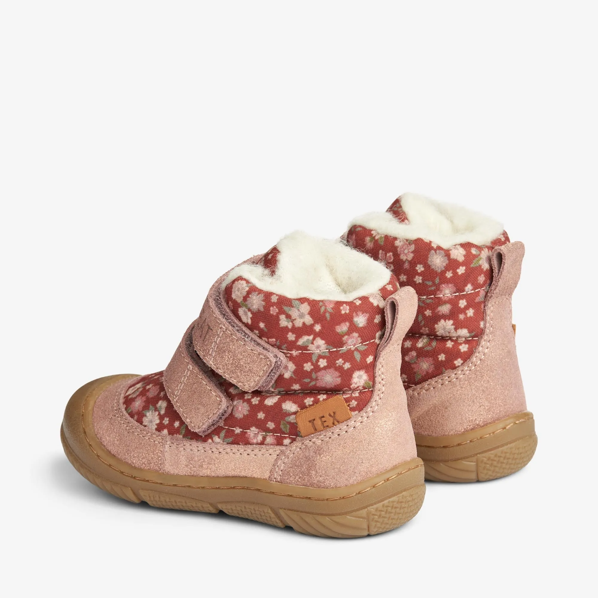 Dowi Pre Walker Velcro Tex | Baby - red flowers Wheat