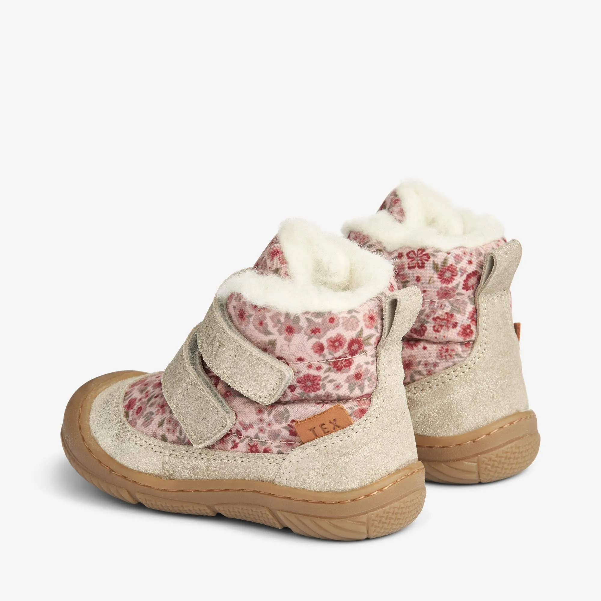 Dowi Pre Walker Velcro Tex | Baby - rose dust flowers Wheat