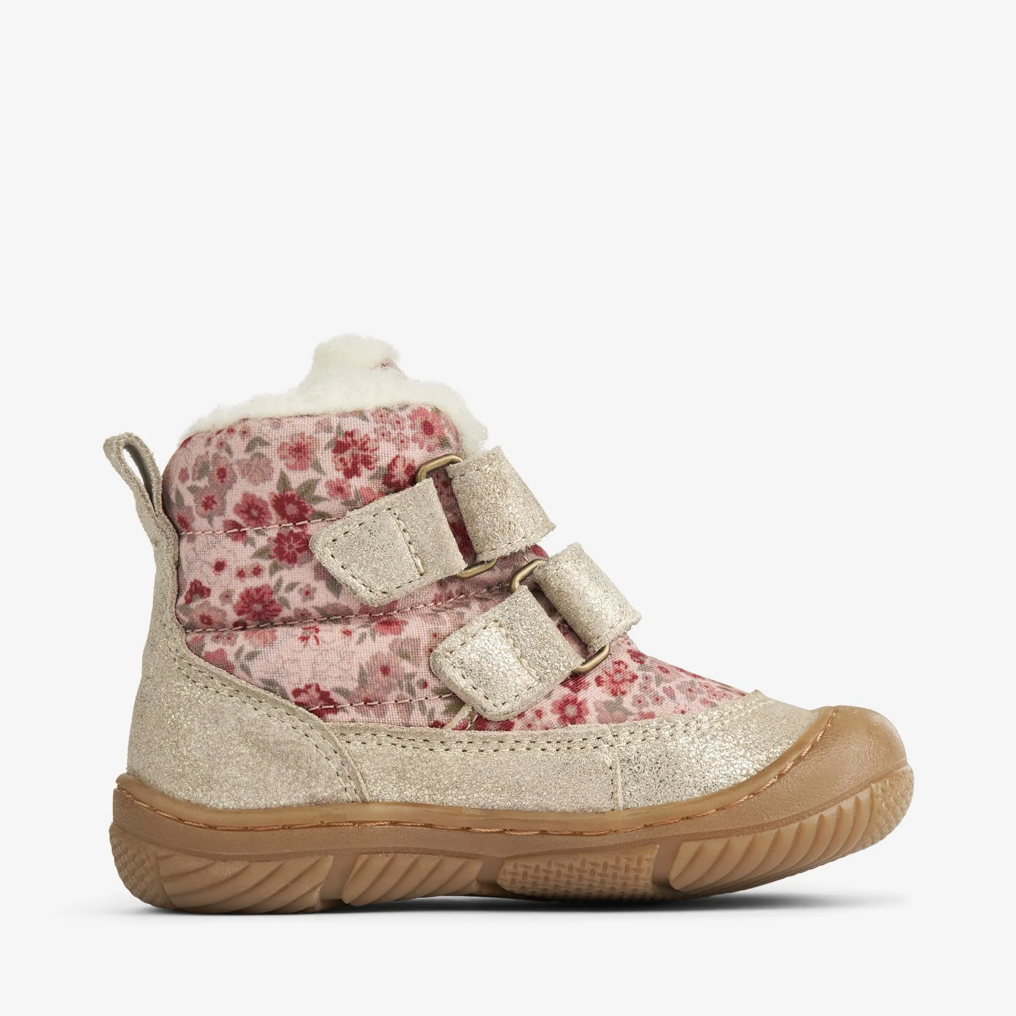 Dowi Pre Walker Velcro Tex | Baby - rose dust flowers Wheat