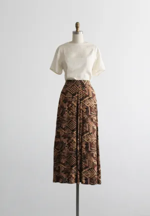 driftwood maxi skirt 1919 Vintage