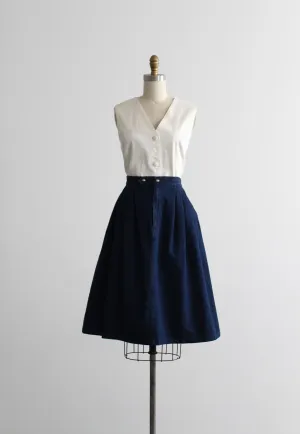 echo lake indigo denim skirt 1919 Vintage